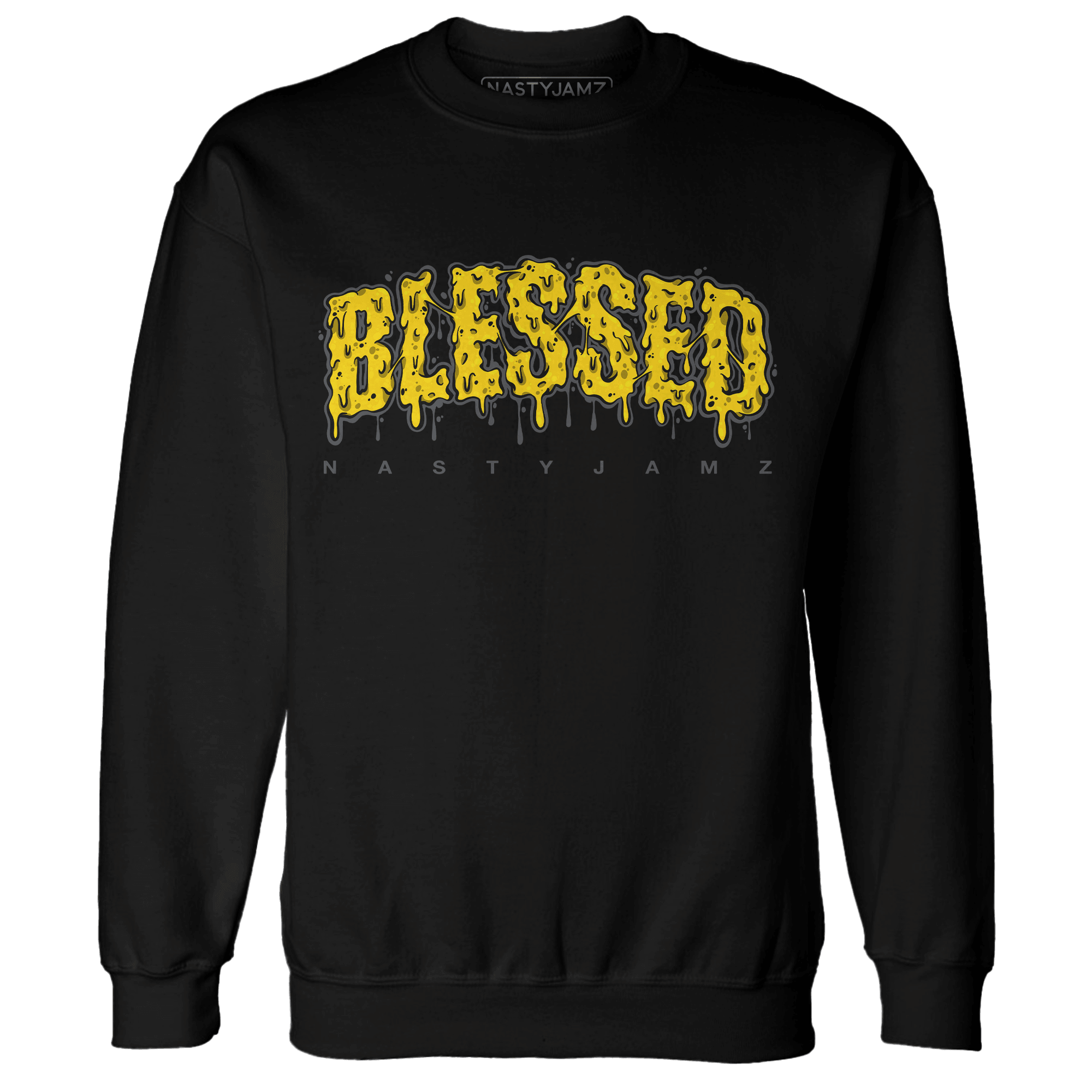 Thunder 4s Sweatshirt Match Blessed Text - NastyJamz