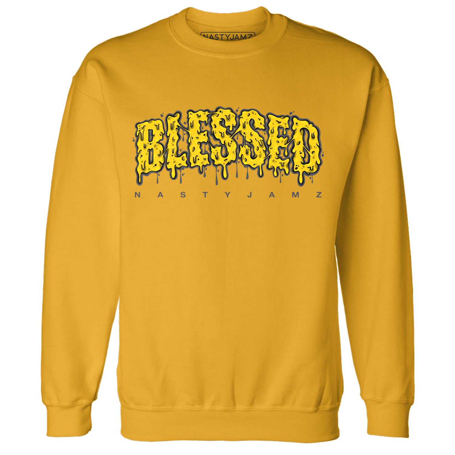 Thunder 4s Sweatshirt Match Blessed Text - NastyJamz