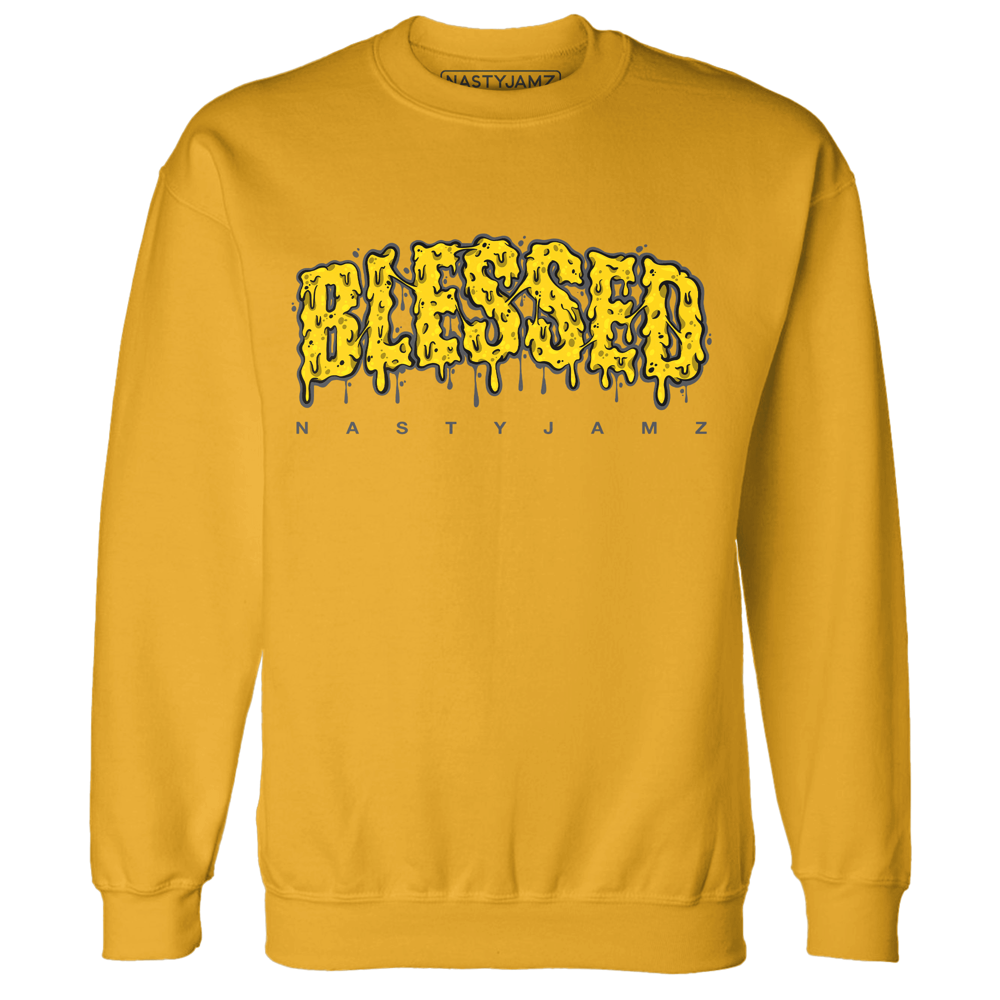 Thunder 4s Sweatshirt Match Blessed Text - NastyJamz
