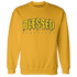 Thunder 4s Sweatshirt Match Blessed Text - NastyJamz