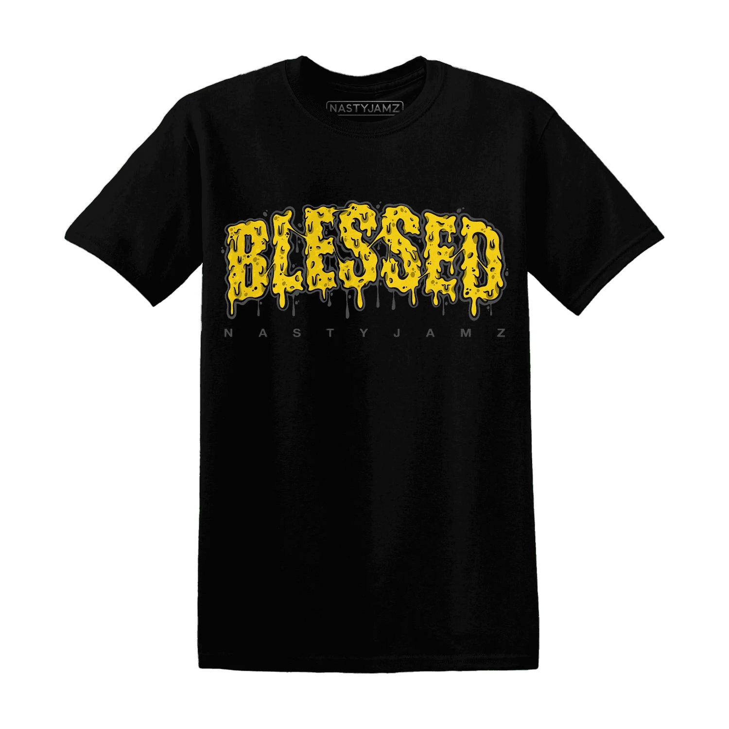 Thunder-4s-T-Shirt-Match-Blessed-Text
