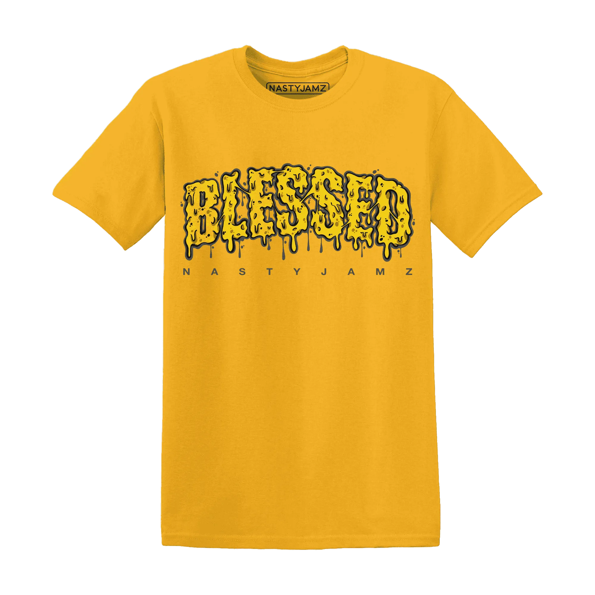 Thunder-4s-T-Shirt-Match-Blessed-Text