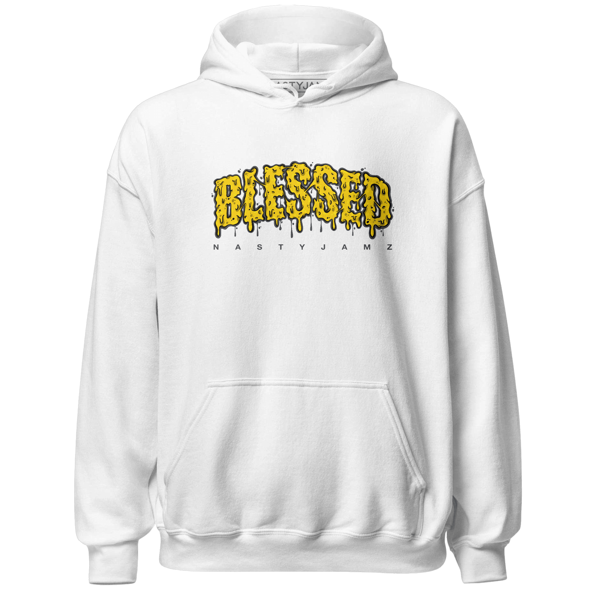 Thunder 4s Hoodie Match Blessed Text - NastyJamz