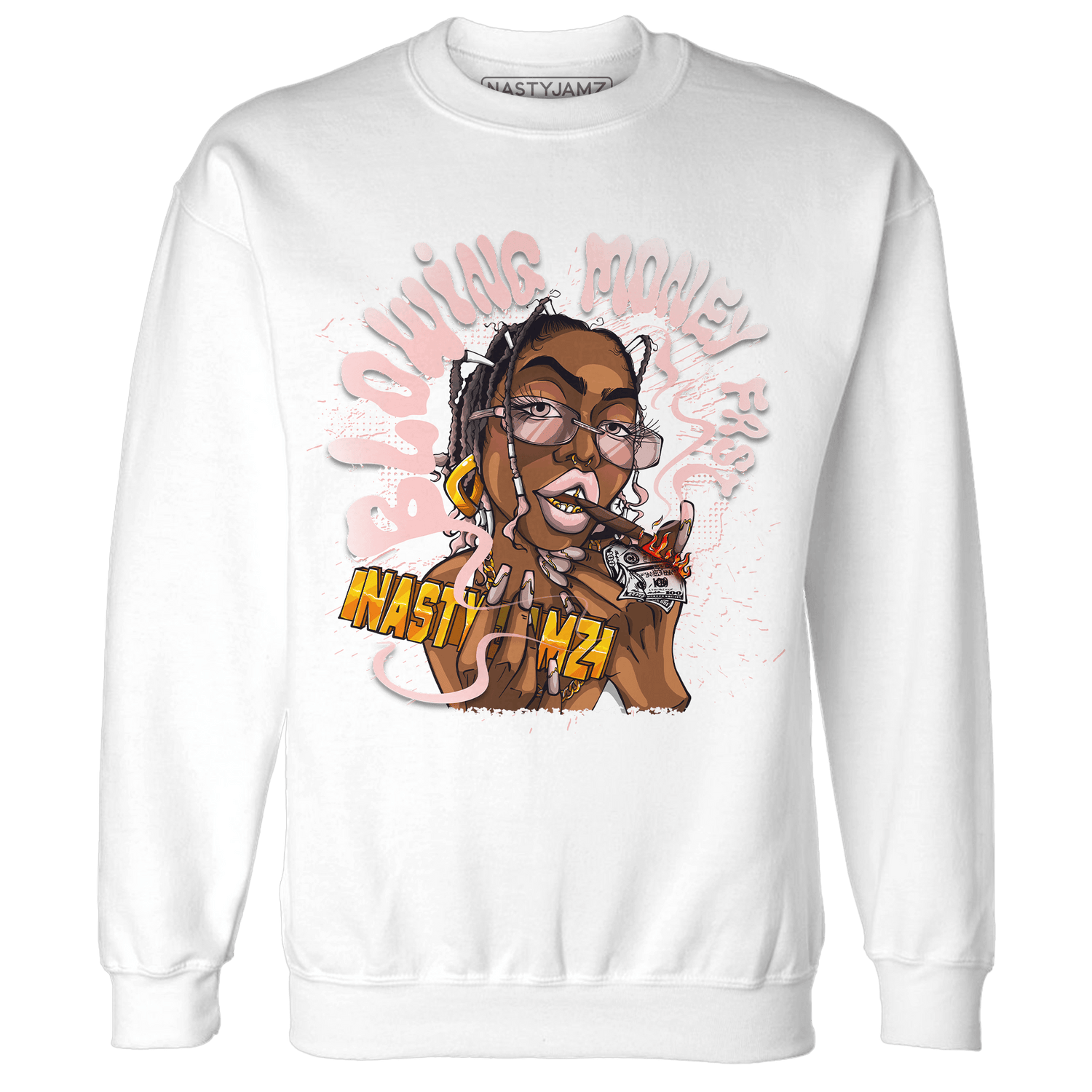 Low Legend Pink 11s Sweatshirt Match Blowing Money Fast Girl - NastyJamz