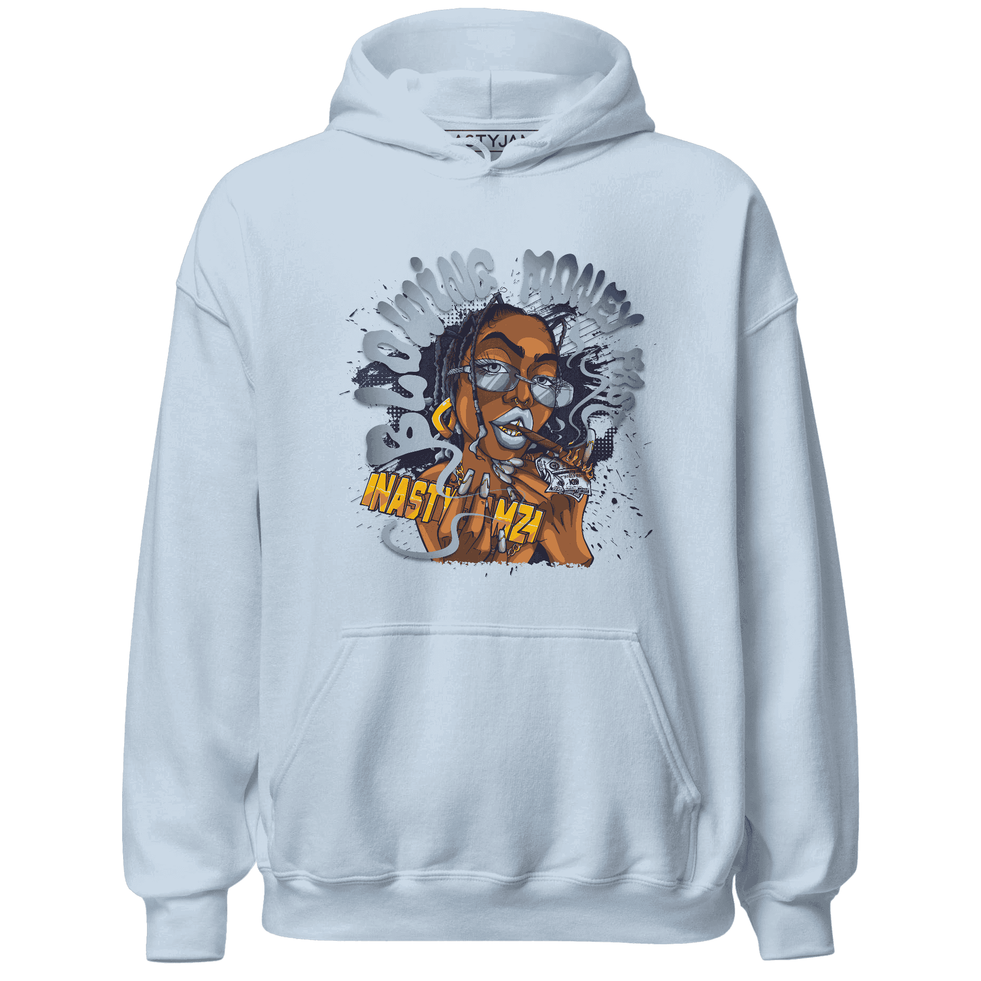 First In Flight 1s Hoodie Match Blowing Money Fast Girl - NastyJamz