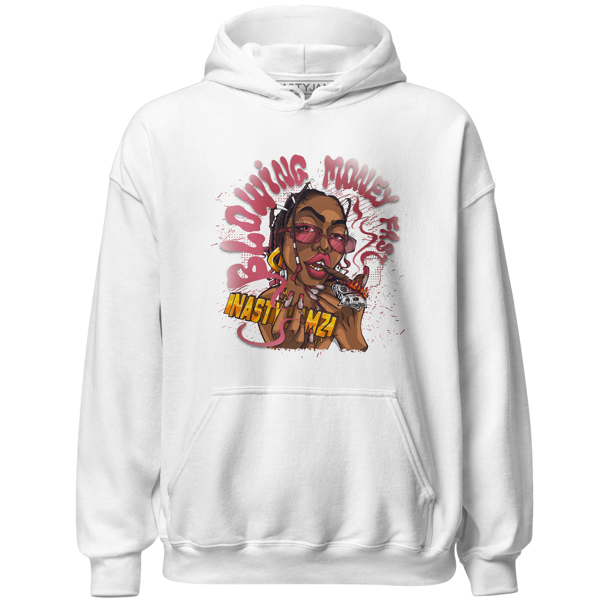 High 85 Metallic Burgundy 1s Hoodie Match Blowing Money Fast Girl - NastyJamz