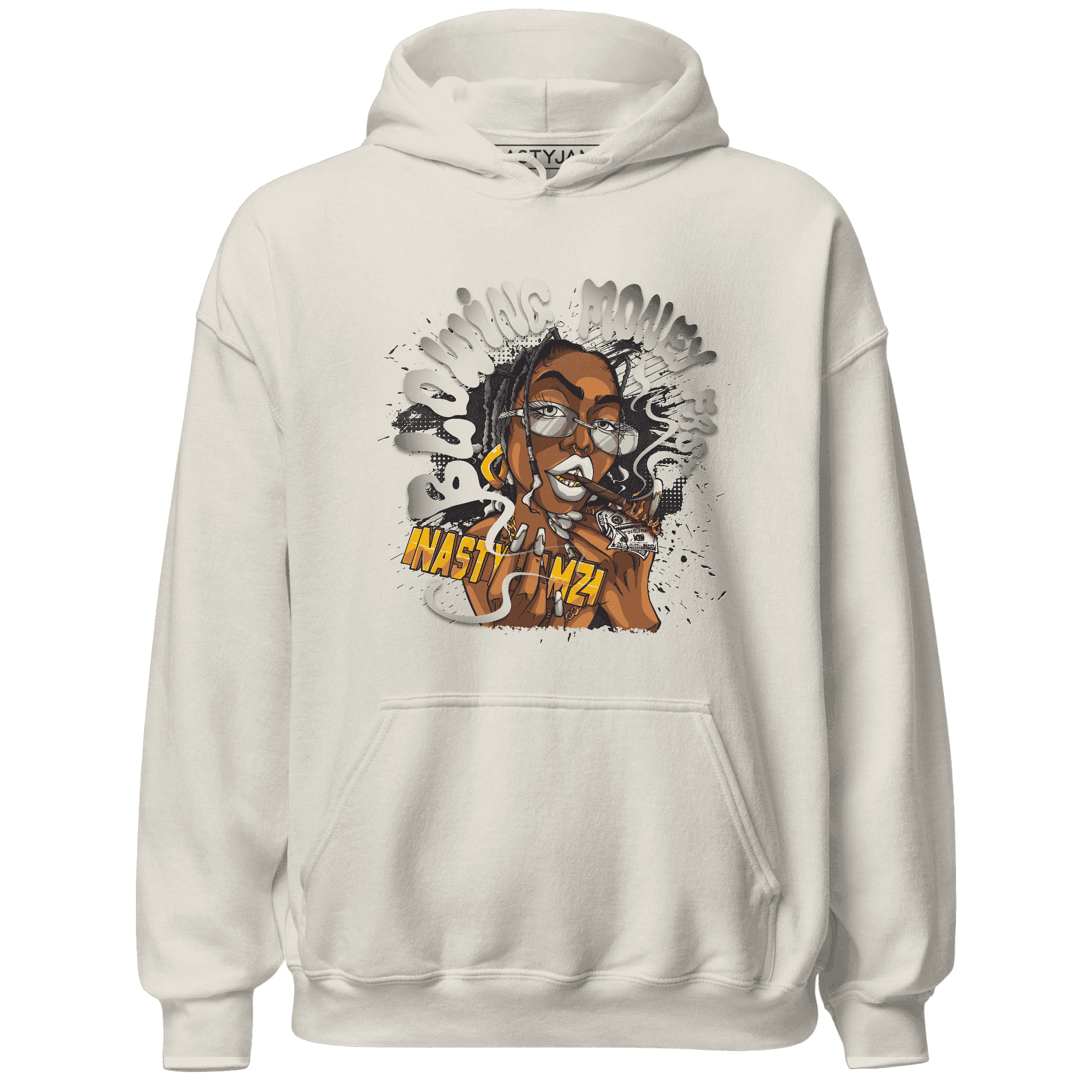 Quaiii 54s Hoodie Match Blowing Money Fast Girl - NastyJamz