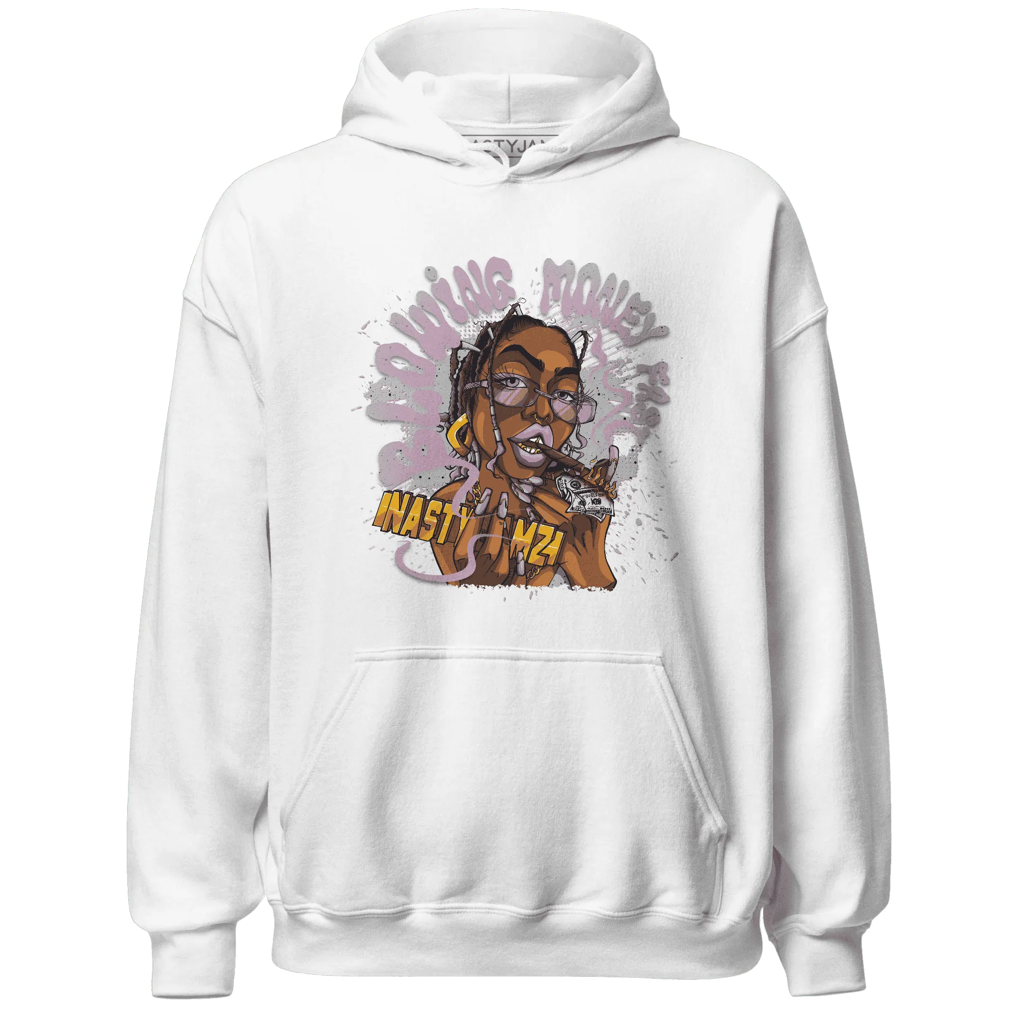 Orchid-Neutral-Grey-Black-White-4s-NastyJamz-Hoodie-Match-Blowing-Money-Fast-Girl