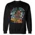 Oxidized Green 4s Sweatshirt Match Blowing Money Fast Girl - NastyJamz