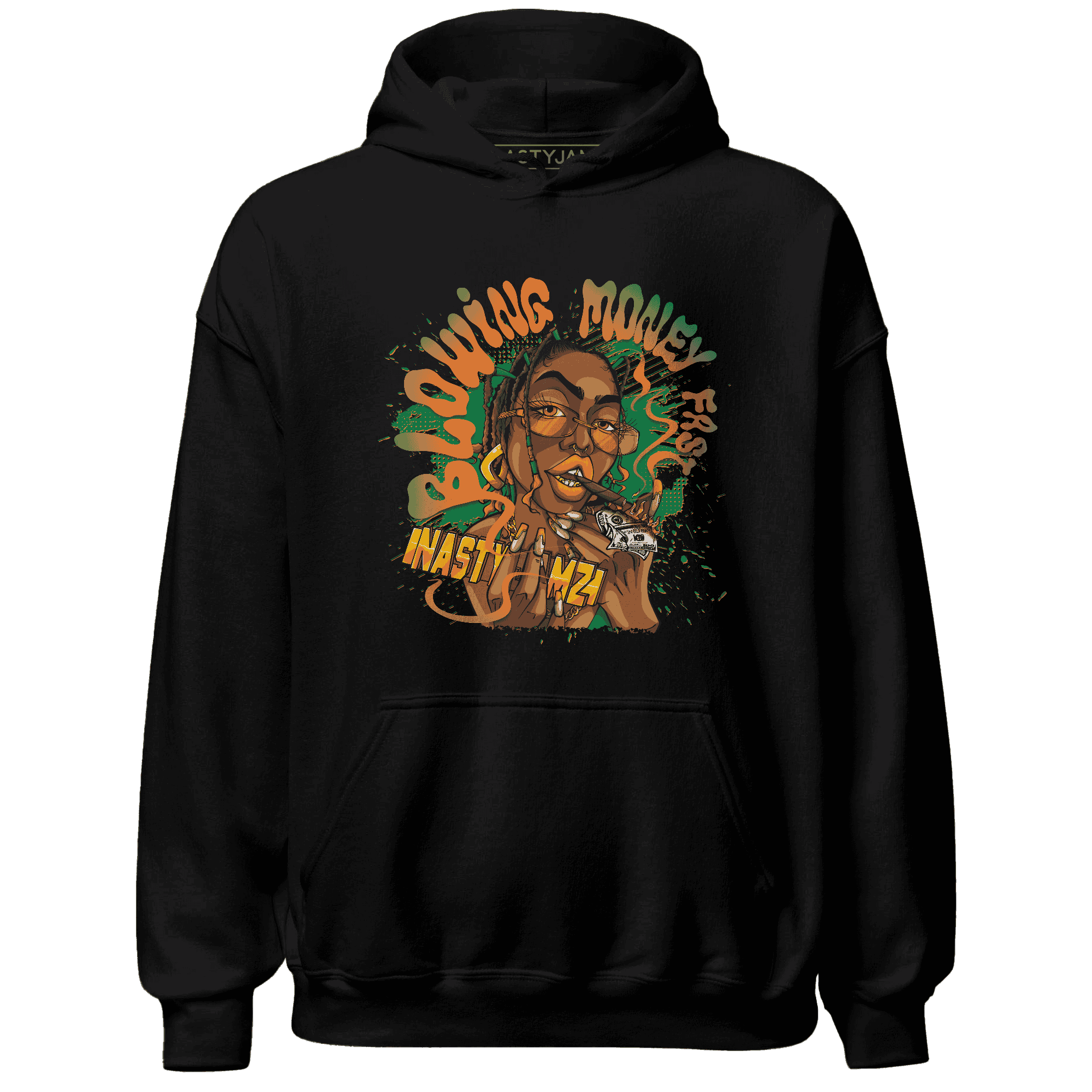 MAM Hurricanes 5s Hoodie Match Blowing Money Fast Girl - NastyJamz
