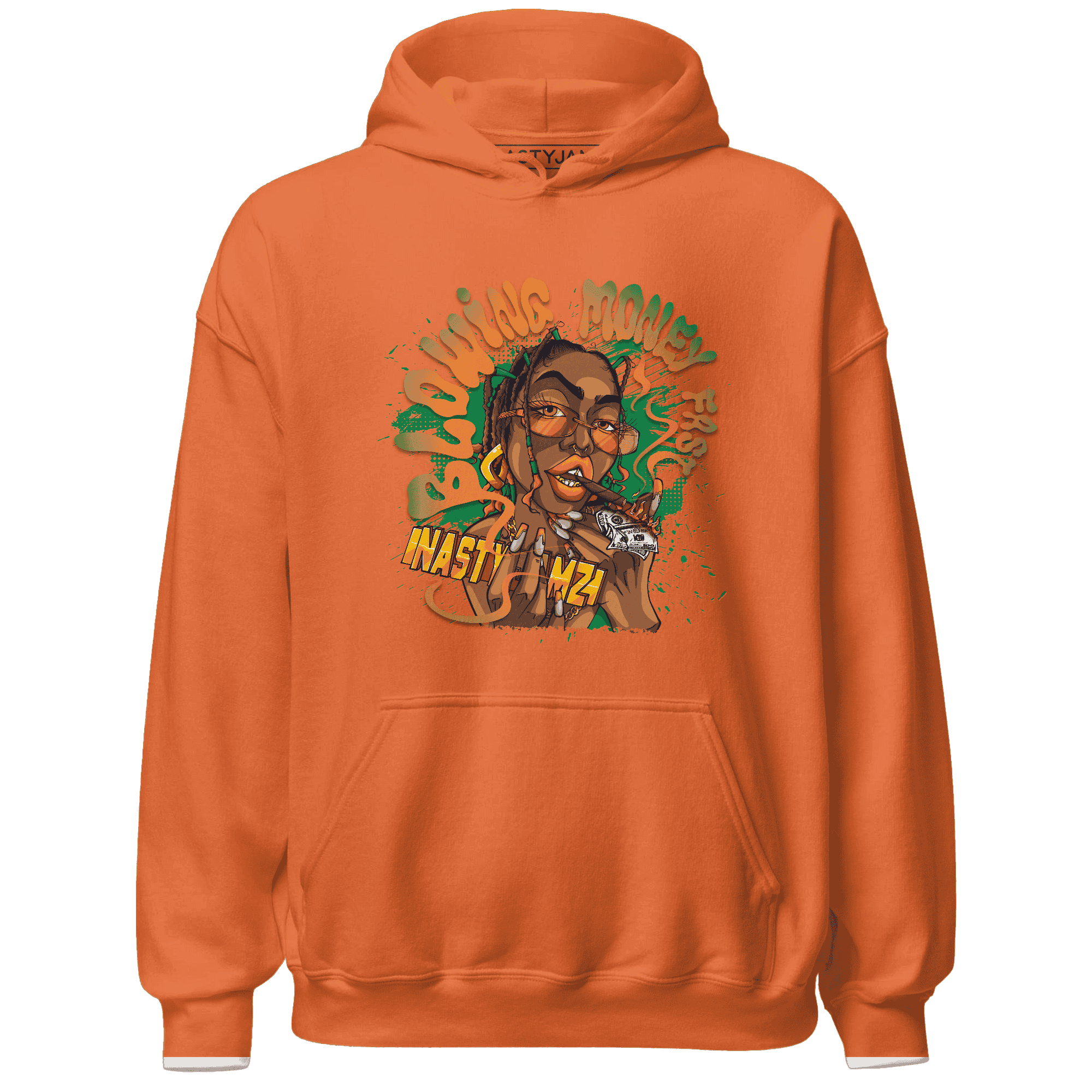 MAM Hurricanes 5s Hoodie Match Blowing Money Fast Girl - NastyJamz