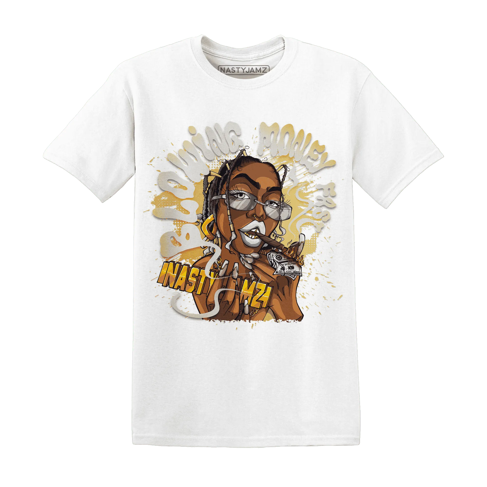 Paris-Olympicsss-6s-T-Shirt-Match-Blowing-Money-Fast-Girl
