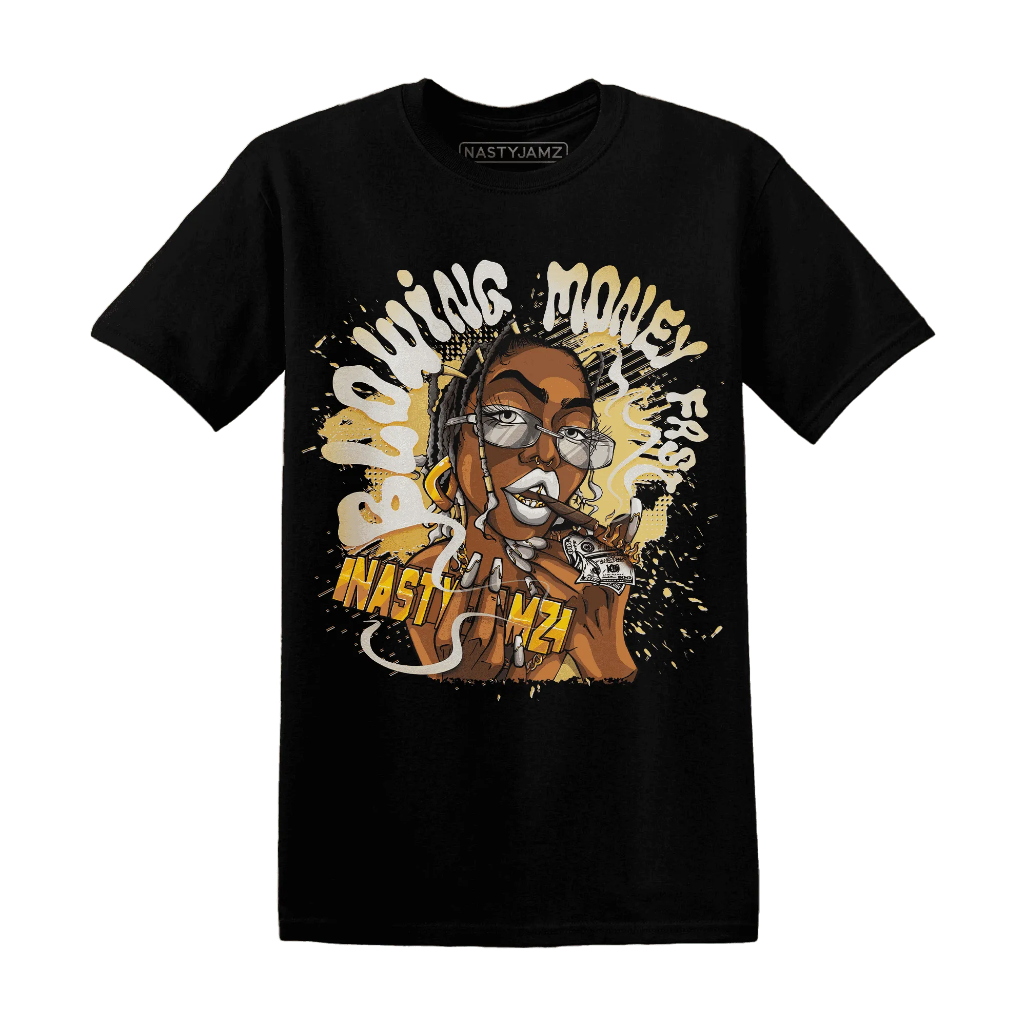 Paris-Olympicsss-6s-T-Shirt-Match-Blowing-Money-Fast-Girl