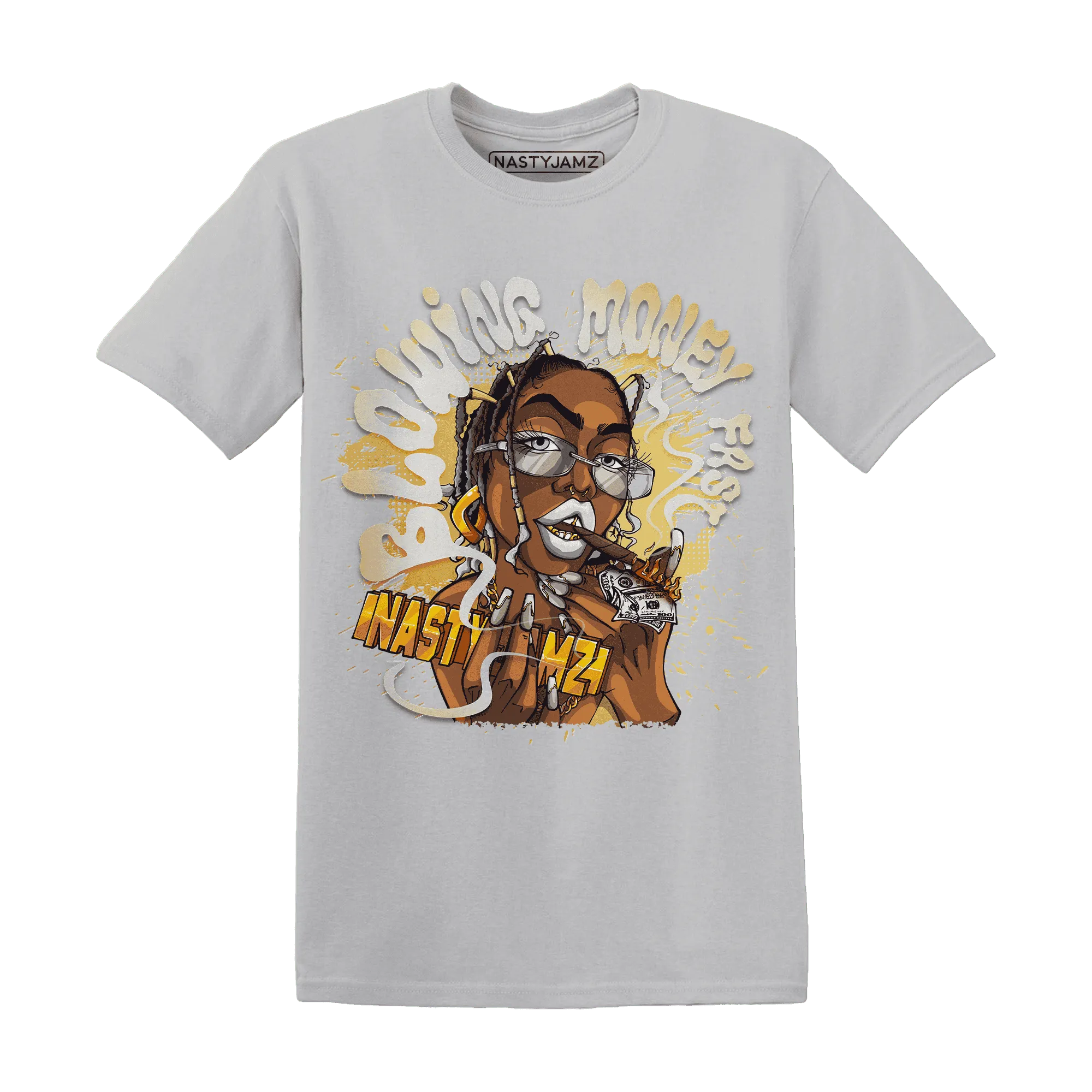Paris-Olympicsss-6s-T-Shirt-Match-Blowing-Money-Fast-Girl