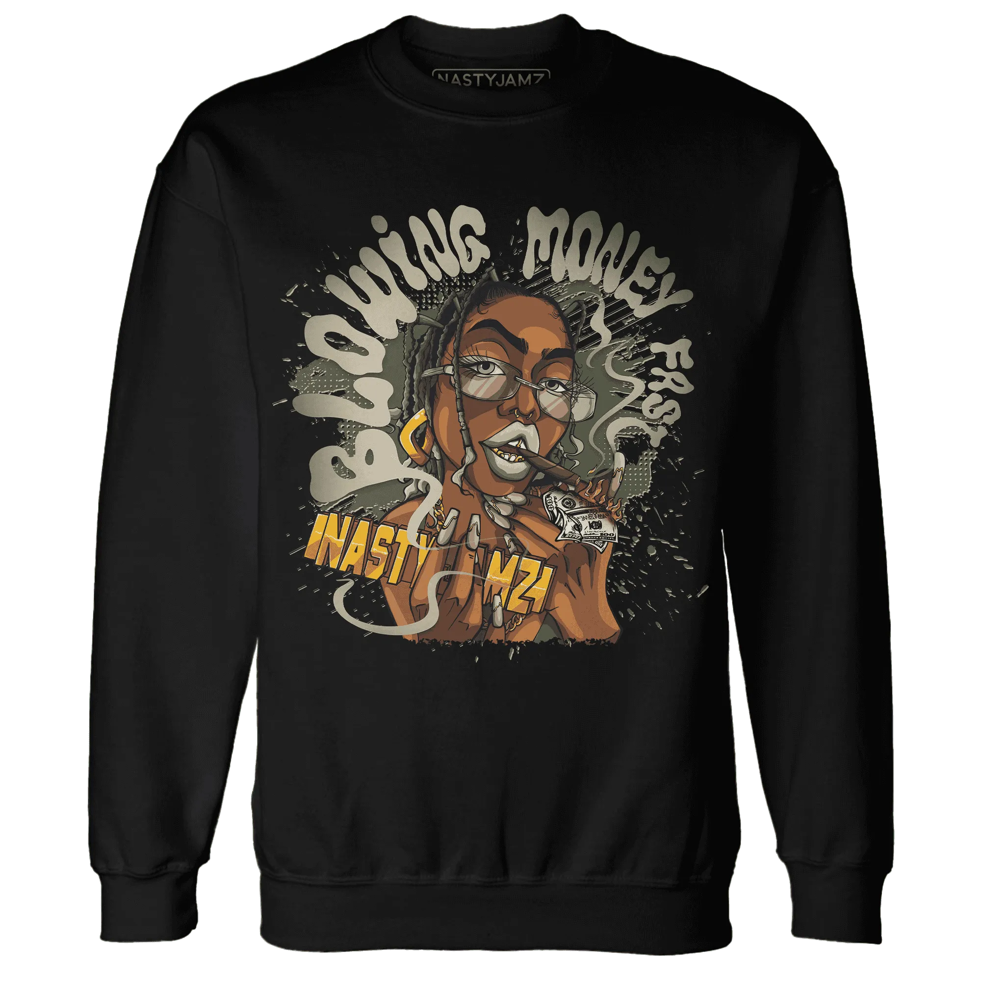AM-1-Essential-Premium-NastyJamz-Sweatshirt-Match-Blowing-Money-Fast-Girl