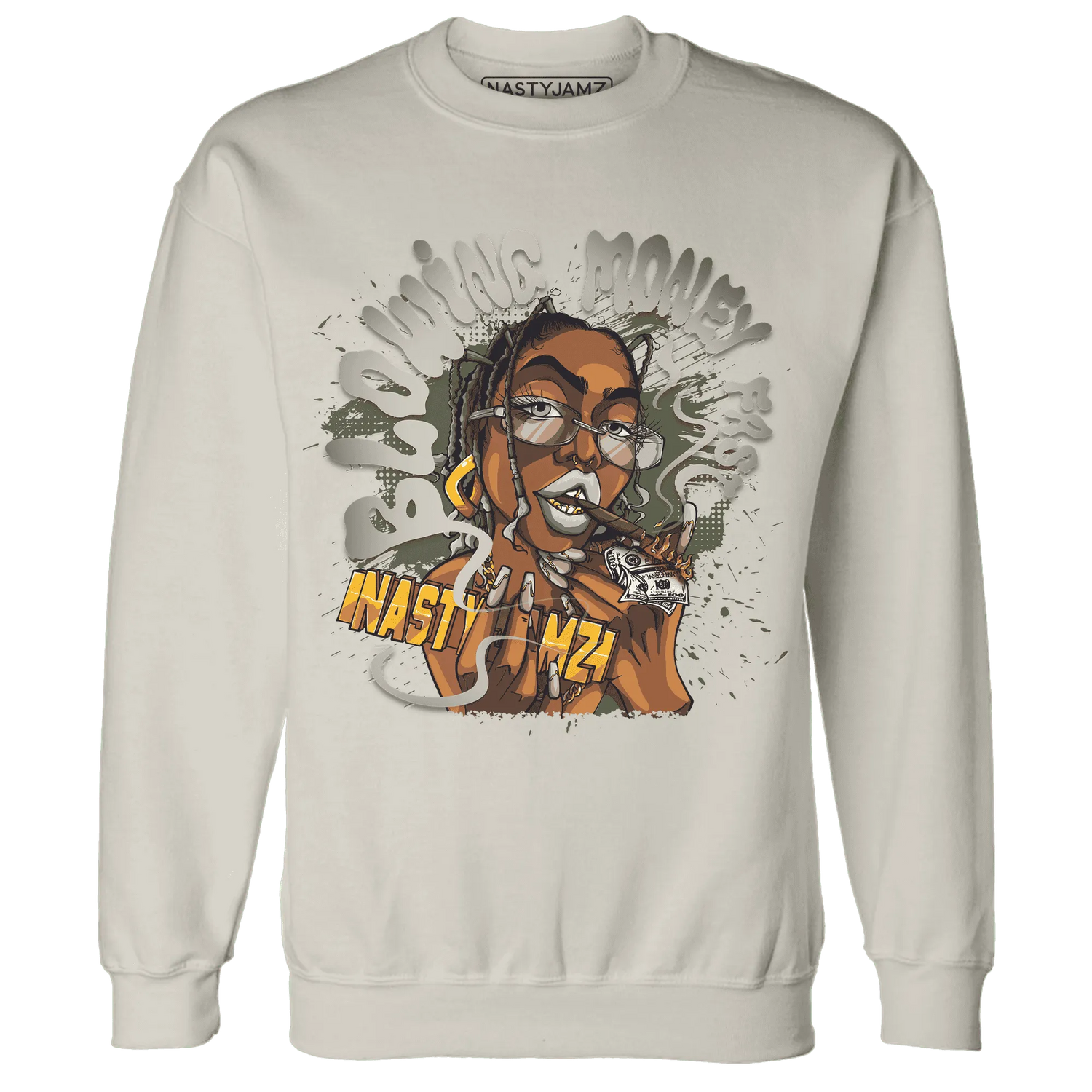 AM-1-Essential-Premium-NastyJamz-Sweatshirt-Match-Blowing-Money-Fast-Girl