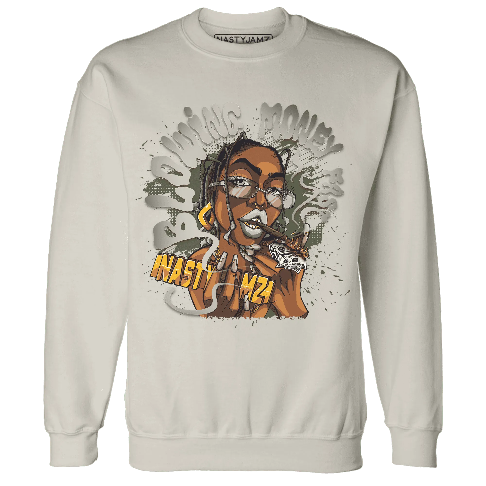 AM-1-Essential-Premium-NastyJamz-Sweatshirt-Match-Blowing-Money-Fast-Girl