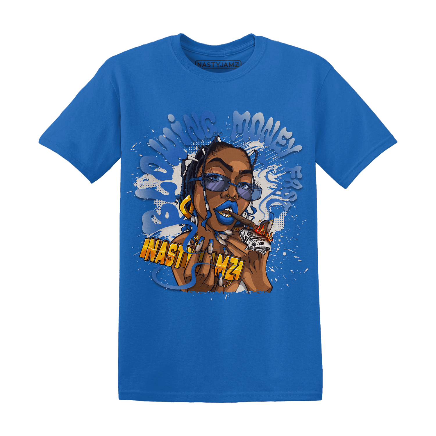 Air Max 1 86 Royal T Shirt Match Blowing Money Fast Girl - NastyJamz