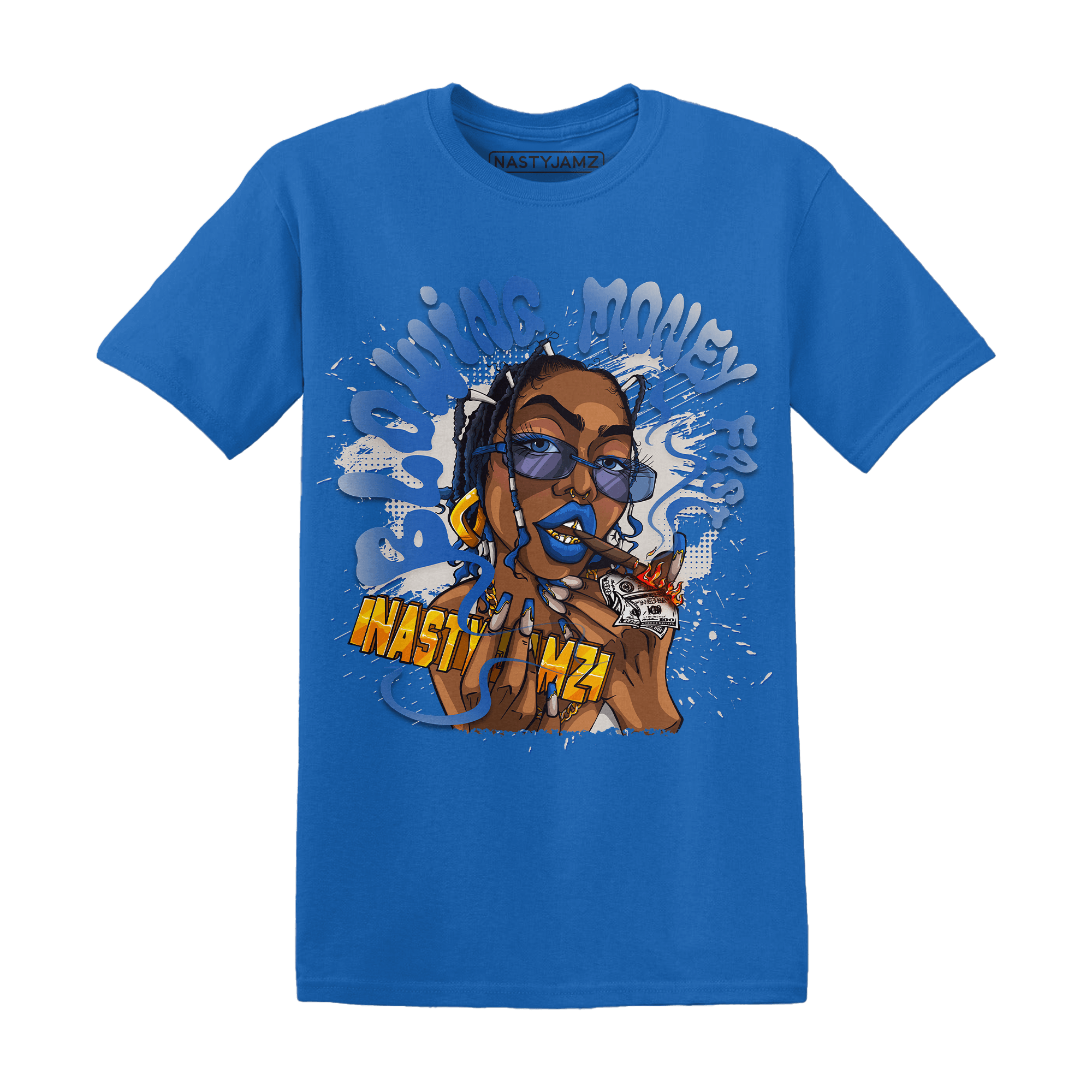 Air Max 1 86 Royal T Shirt Match Blowing Money Fast Girl - NastyJamz