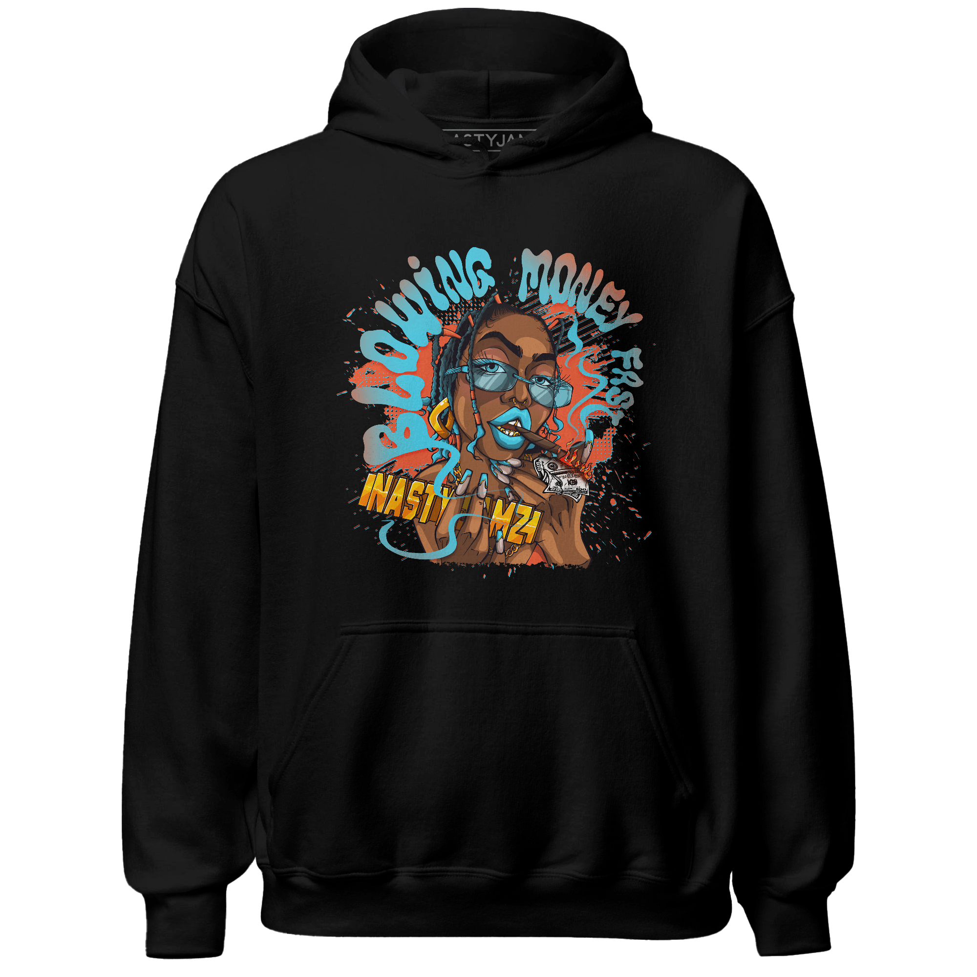 Dunk Low Dolphins Hoodie Match Blowing Money Fast Girl - NastyJamz