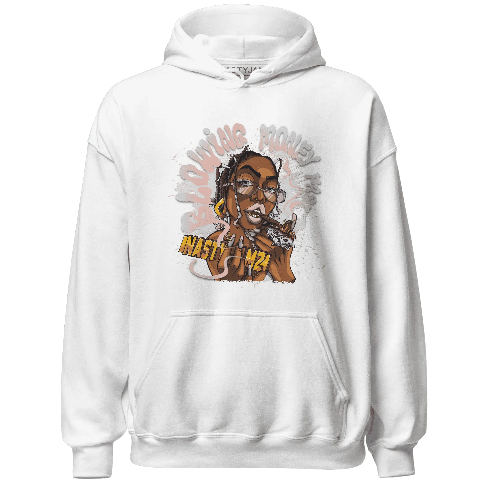Dunk-Low-Glacier-Blue-Arctic-Orange-NastyJamz-Hoodie-Match-Blowing-Money-Fast-Girl