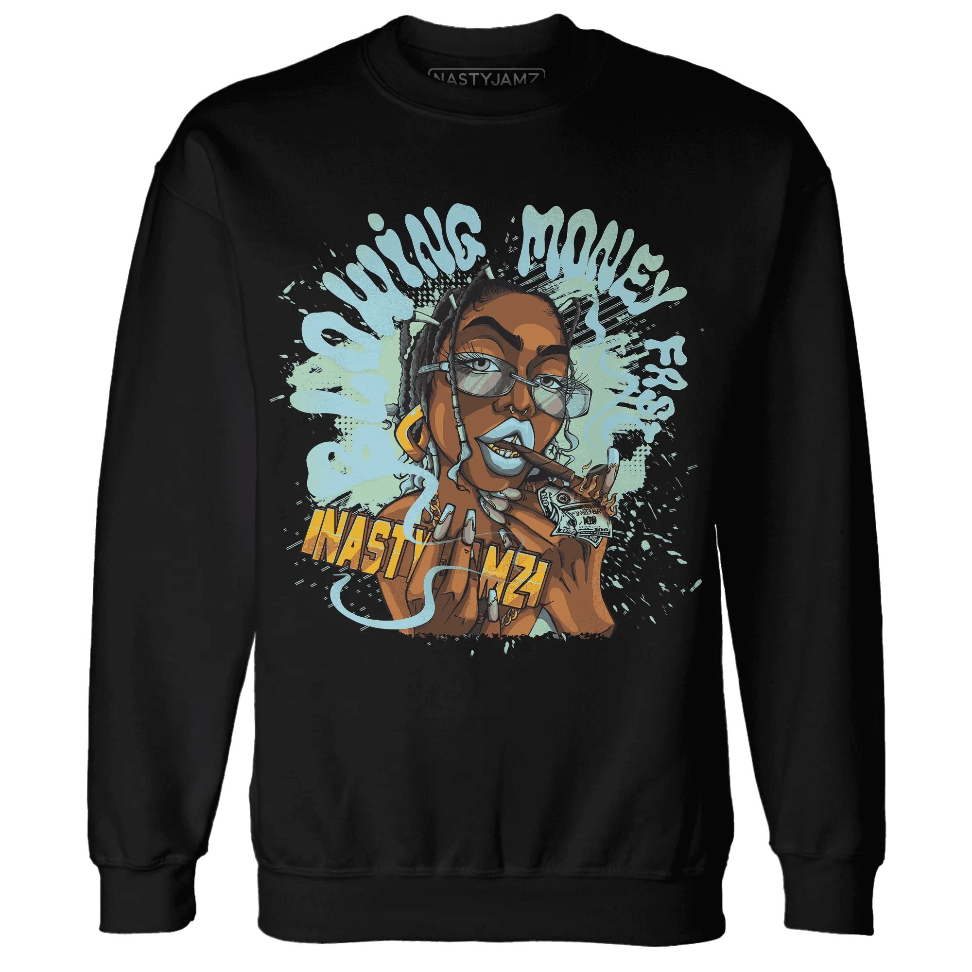 Dunk-Verdy-Visty-NastyJamz-Sweatshirt-Match-Blowing-Money-Fast-Girl