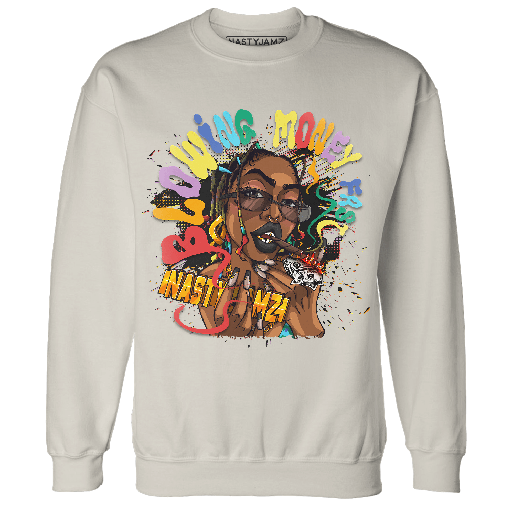 Mid GS Six Championships 1s Sweatshirt Match Blowing Money Fast Girl - NastyJamz