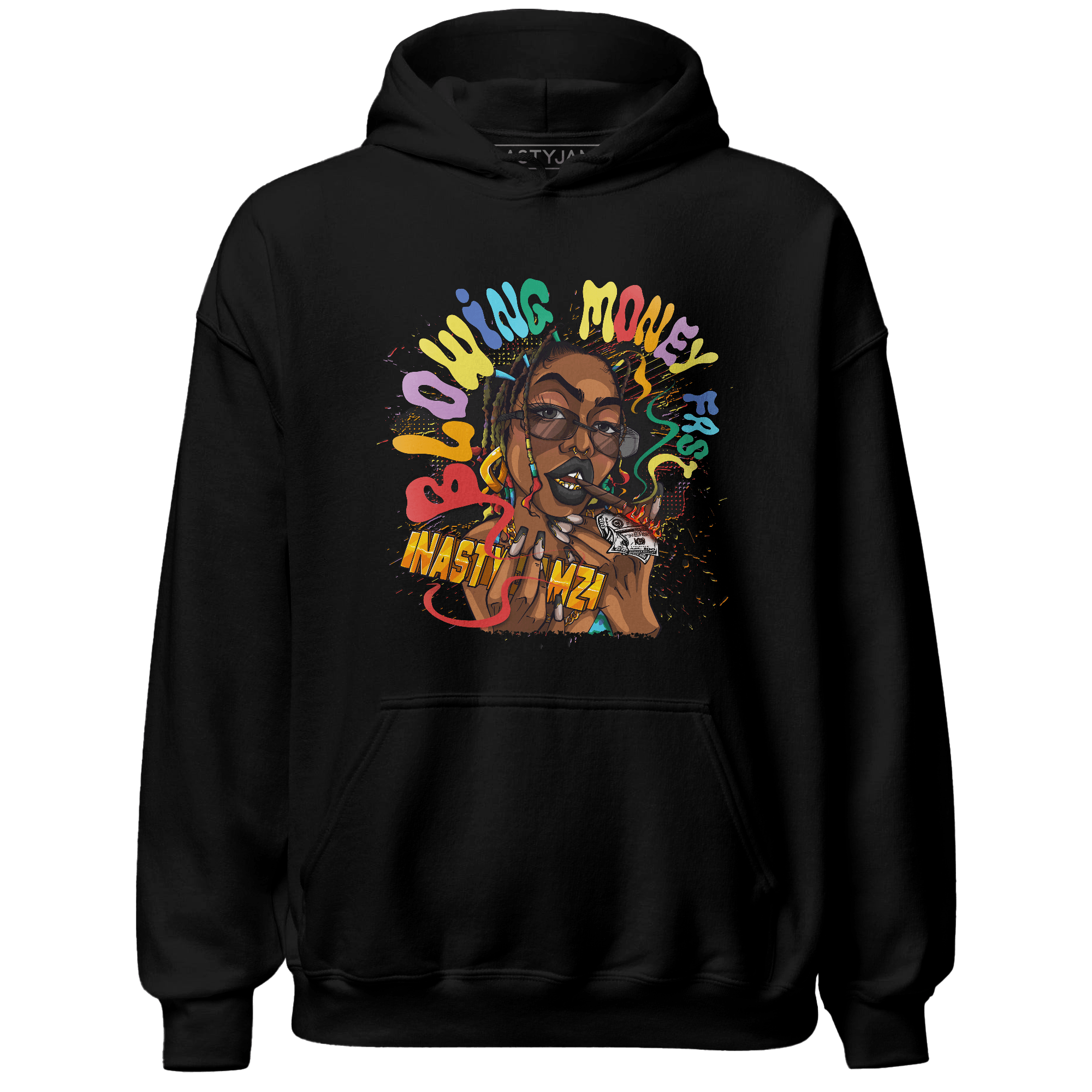 Mid GS Six Championships 1s Hoodie Match Blowing Money Fast Girl - NastyJamz