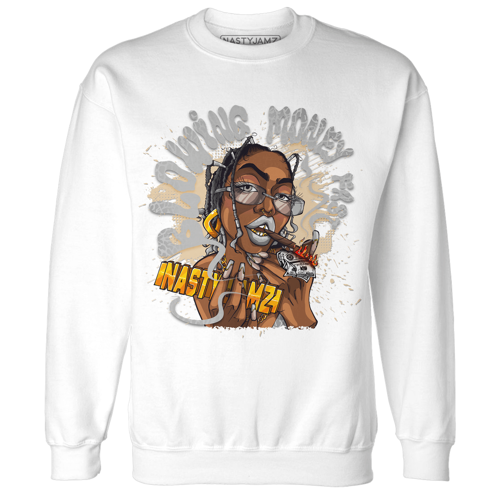 Craft Ivory 3s Sweatshirt Match Blowing Money Fast Girl - NastyJamz