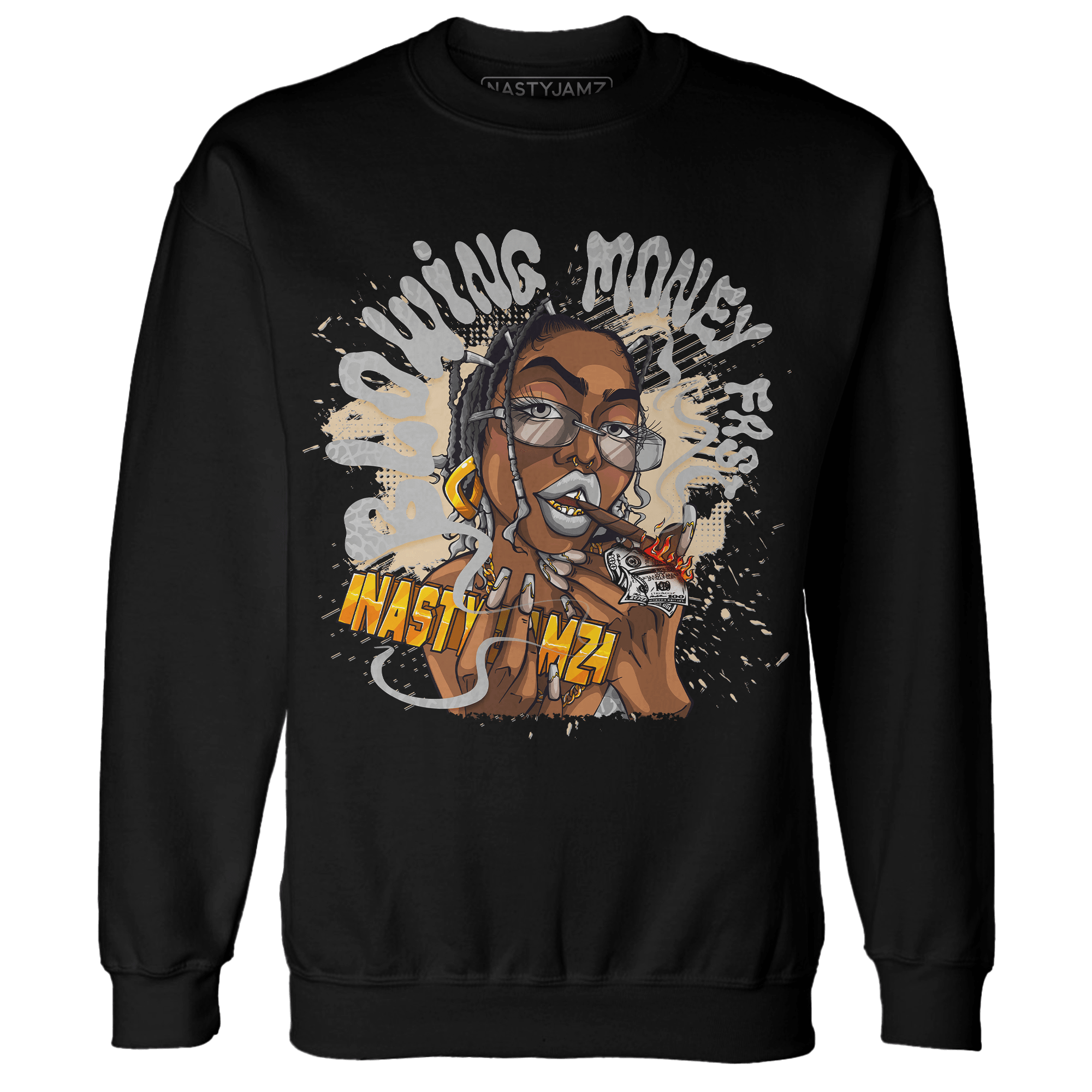 Craft Ivory 3s Sweatshirt Match Blowing Money Fast Girl - NastyJamz