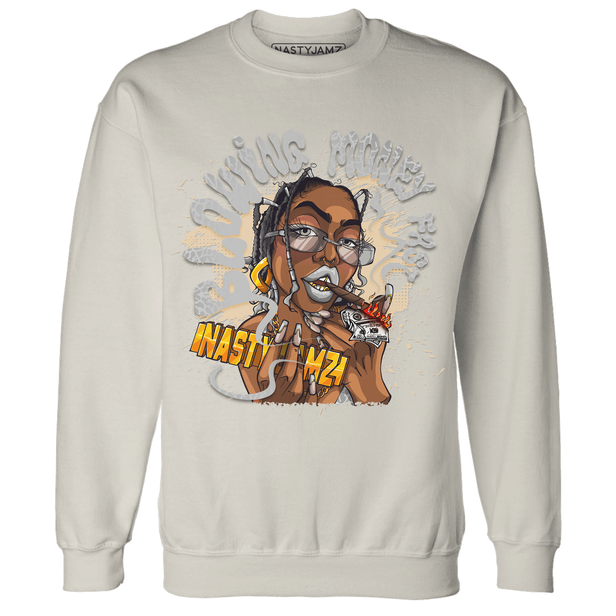 Craft Ivory 3s Sweatshirt Match Blowing Money Fast Girl - NastyJamz