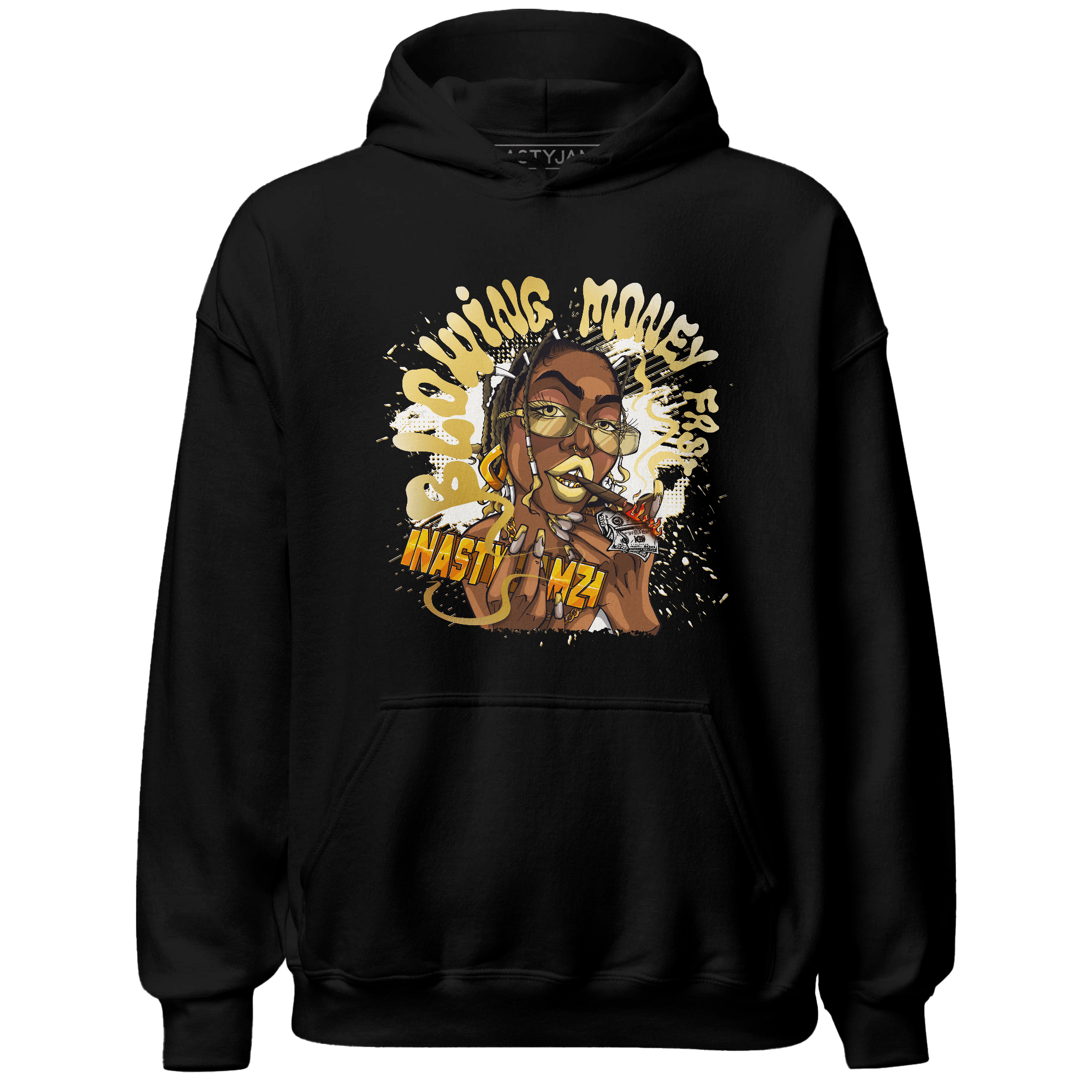 Sail 4s Hoodie Match Blowing Money Fast Girl - NastyJamz