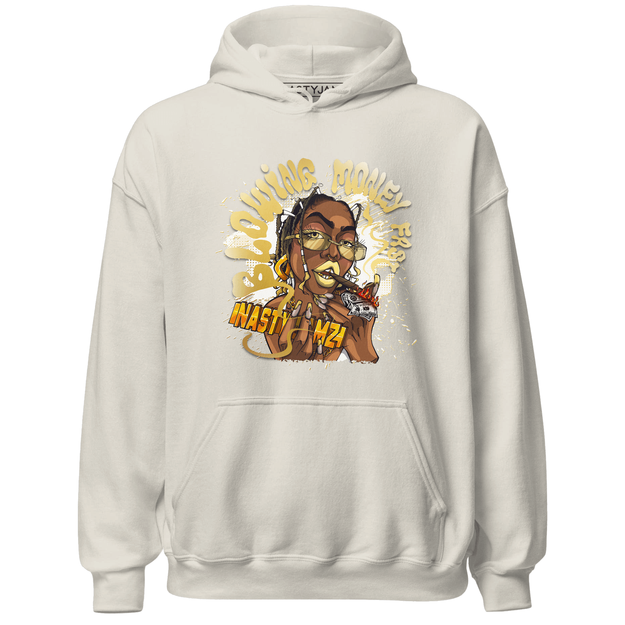 Sail 4s Hoodie Match Blowing Money Fast Girl - NastyJamz