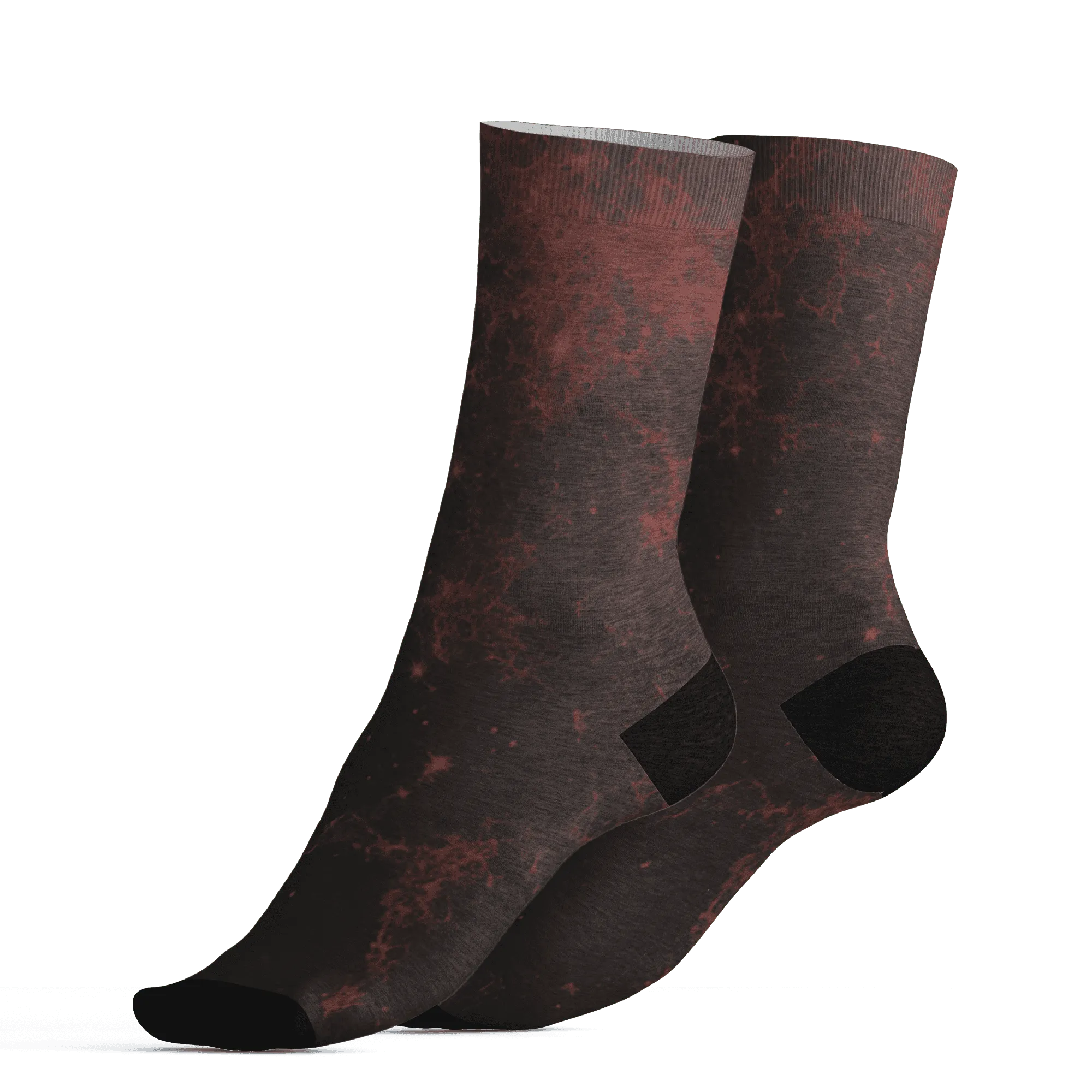 Black-Toe-Reimagined-Red-White-1s-NastyJamz-Socks-Match-Blowing-Money-Fast-Girl-3D