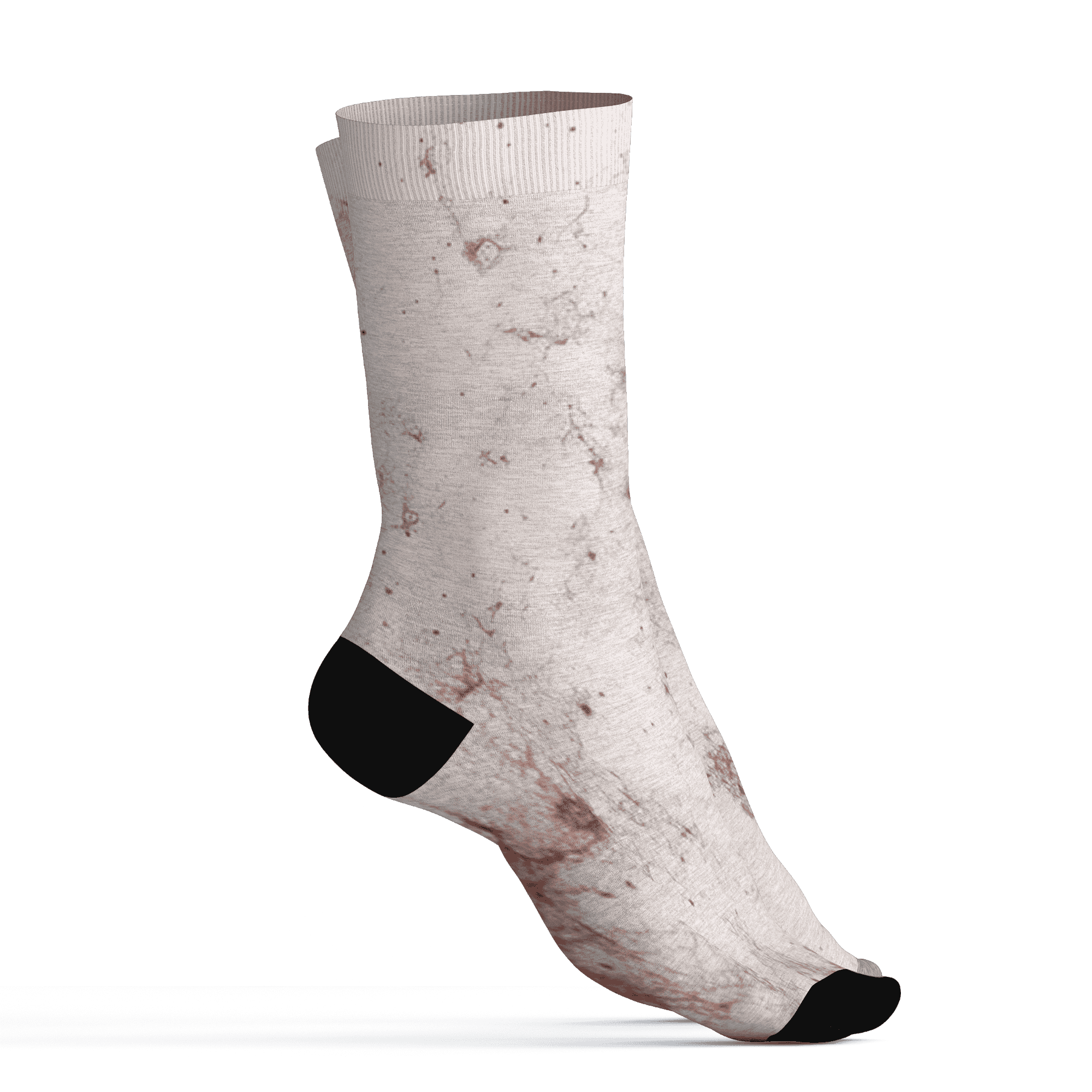 High 85 Metallic Burgundy 1s Socks Match Blowing Money Fast Girl 3D All-Over Print - NastyJamz