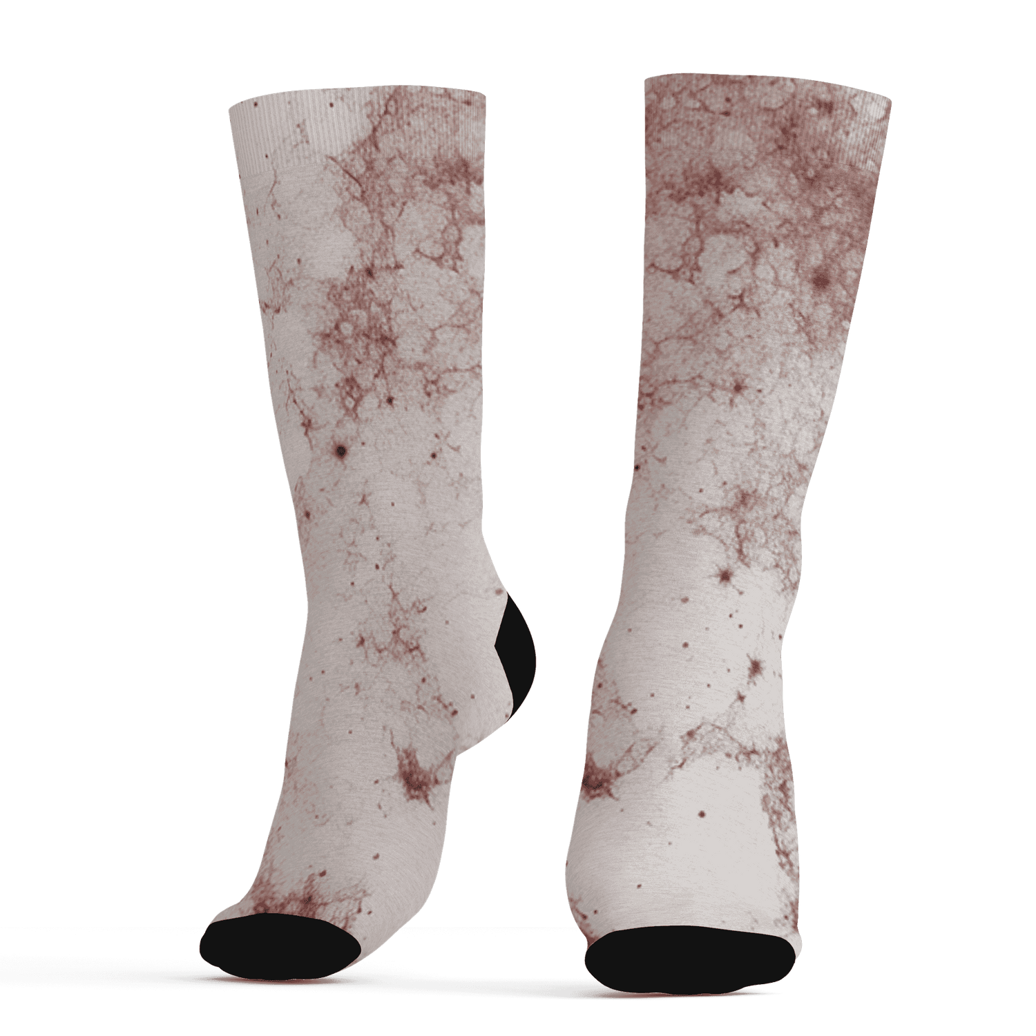 High White Team Red 1s Socks Match Blowing Money Fast Girl 3D All-Over Print - NastyJamz