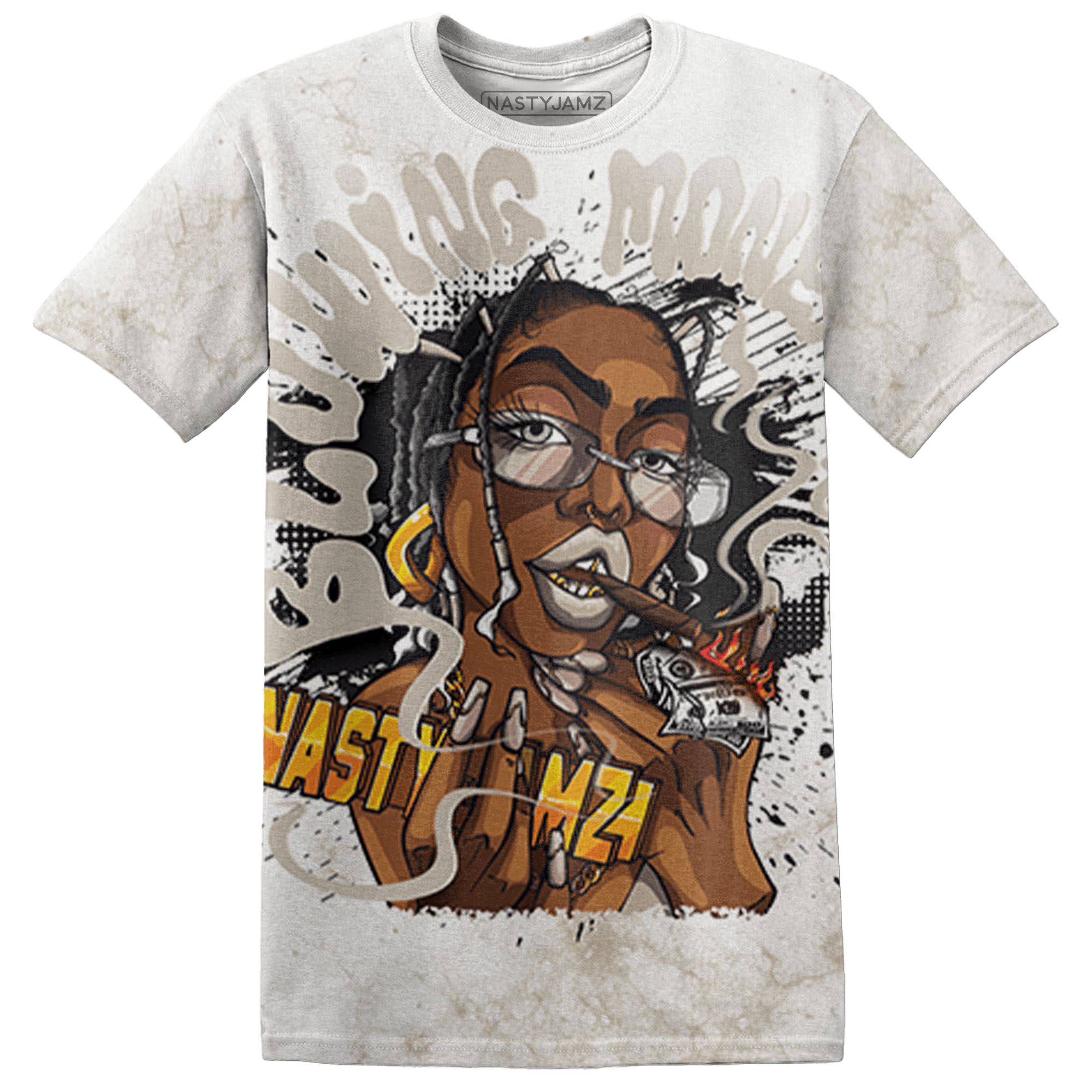 Latte 1s T Shirt Match Blowing Money Fast Girl 3D All-Over Print - NastyJamz