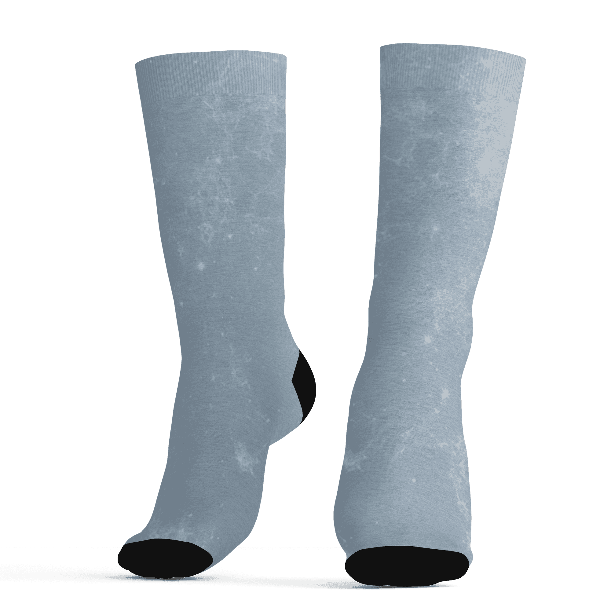 Mid Diffused Blue Grey 1s Socks Match Blowing Money Fast Girl 3D All-Over Print - NastyJamz