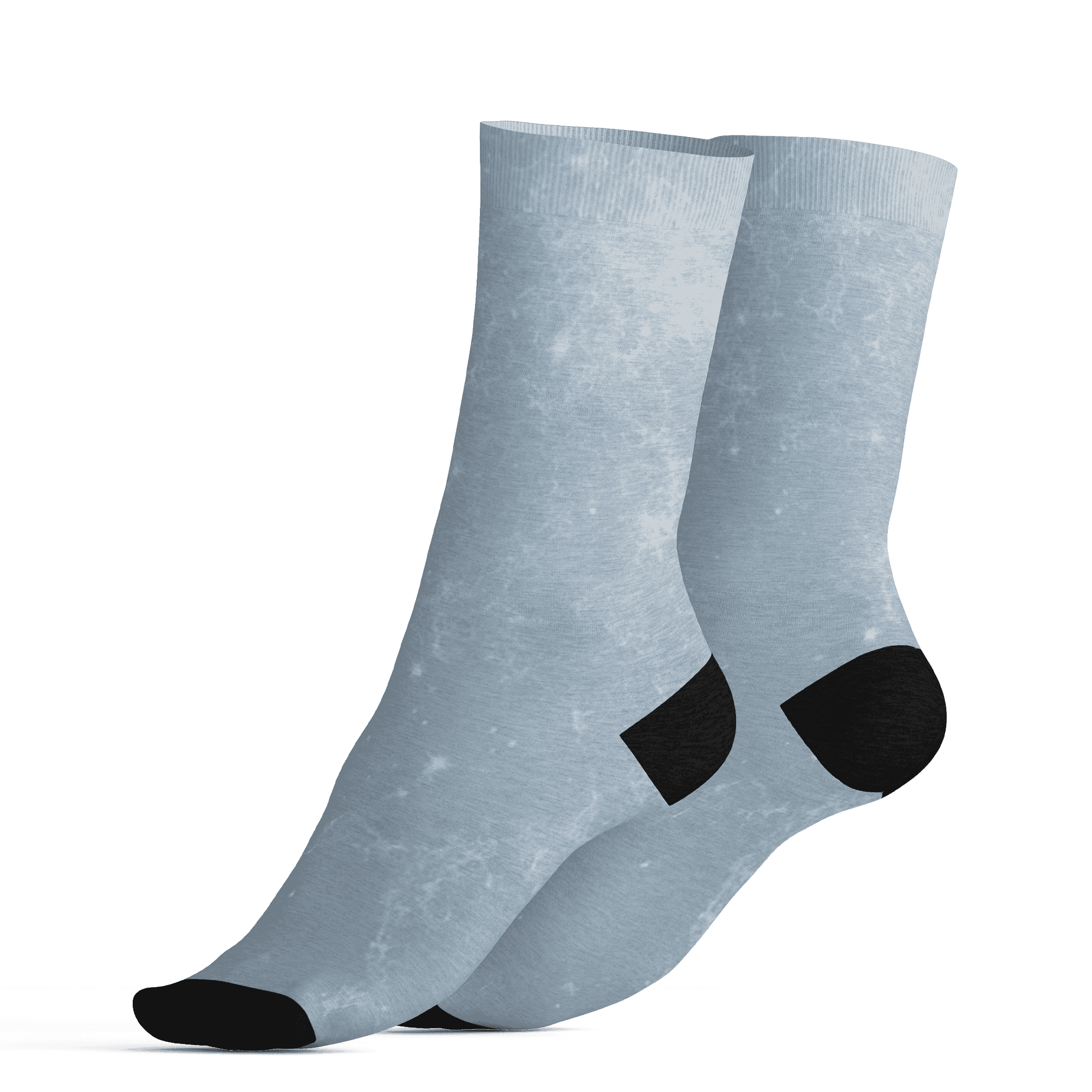 Mid Diffused Blue Grey 1s Socks Match Blowing Money Fast Girl 3D All-Over Print - NastyJamz