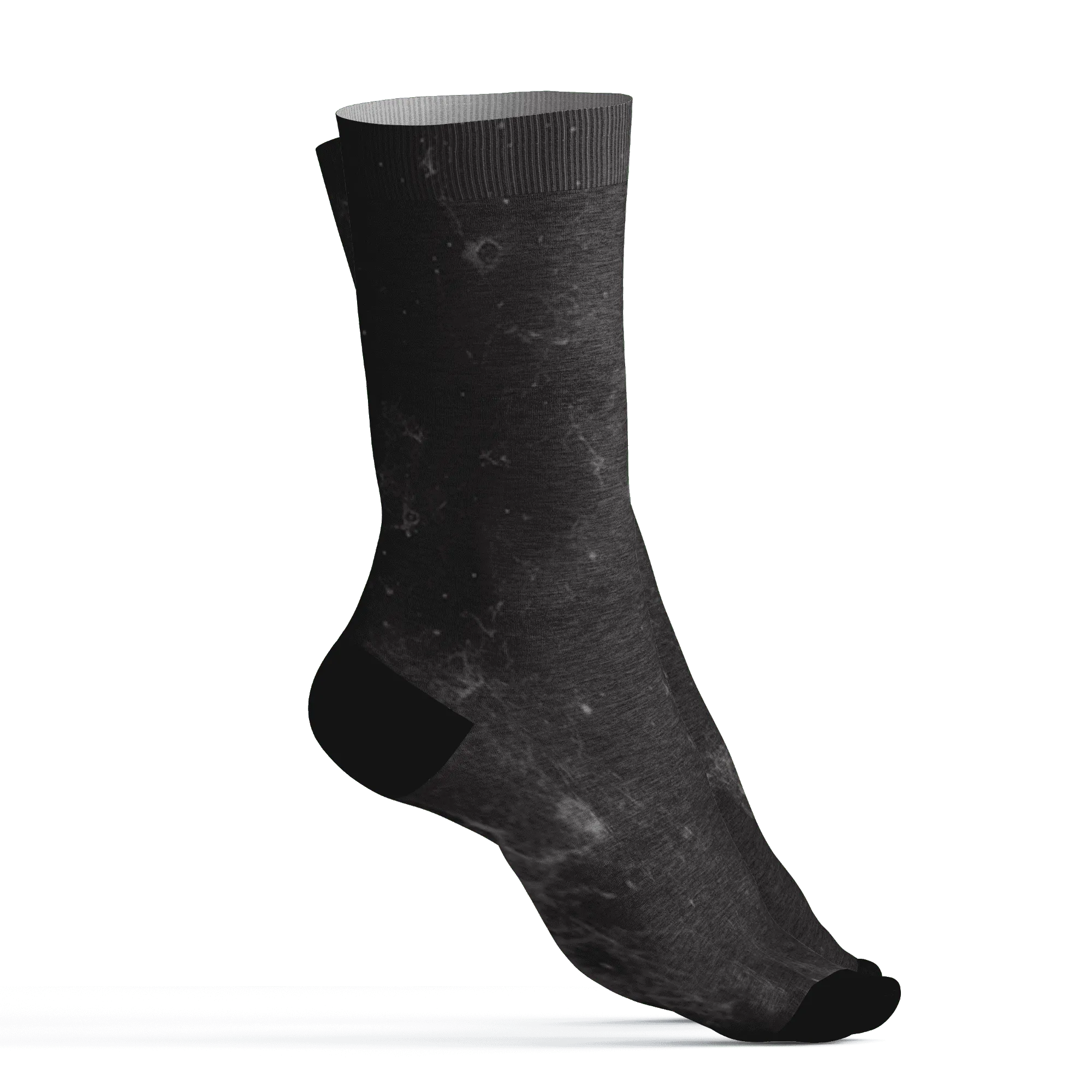 Black-Violet-Ore-3s-Socks-Match-Blowing-Money-Fast-Girl-3D