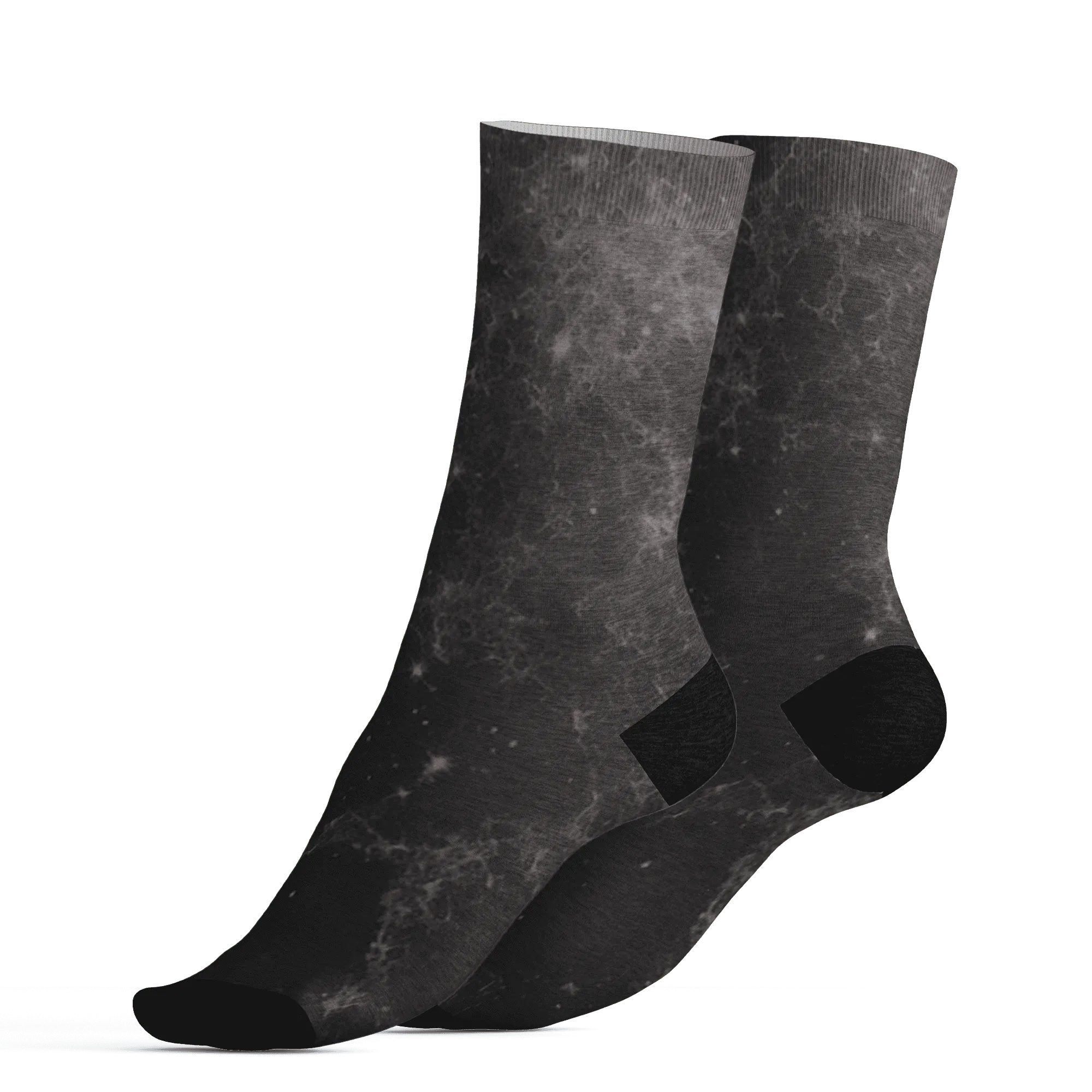Black-Violet-Ore-3s-Socks-Match-Blowing-Money-Fast-Girl-3D