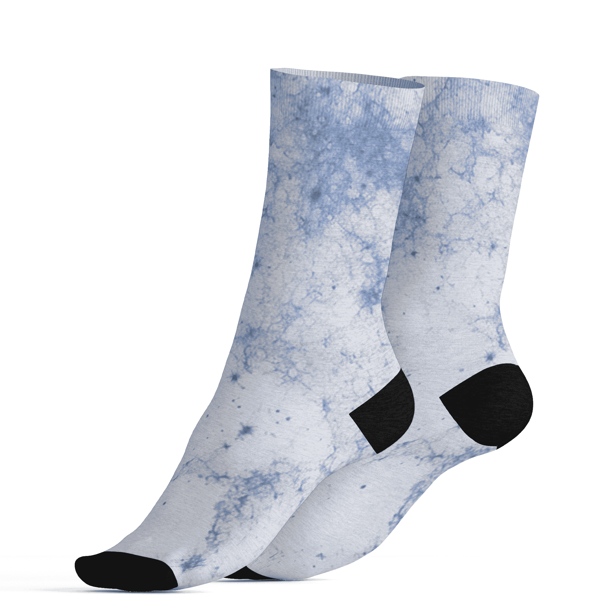 Industrial Blue 4s Socks Match Blowing Money Fast Girl 3D All-Over Print - NastyJamz