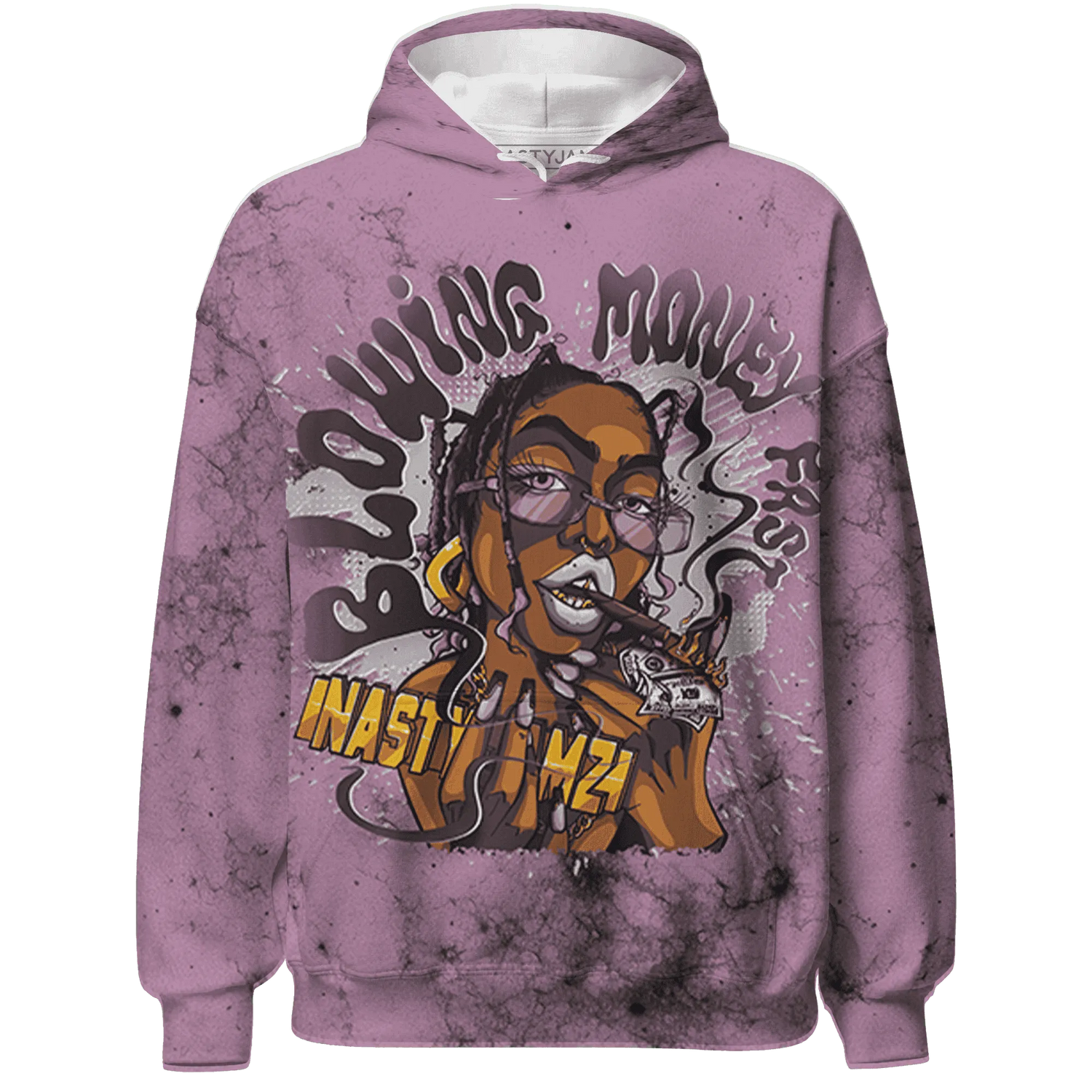 Orchid-Neutral-Grey-Black-White-4s-NastyJamz-Hoodie-Match-Blowing-Money-Fast-Girl-3D