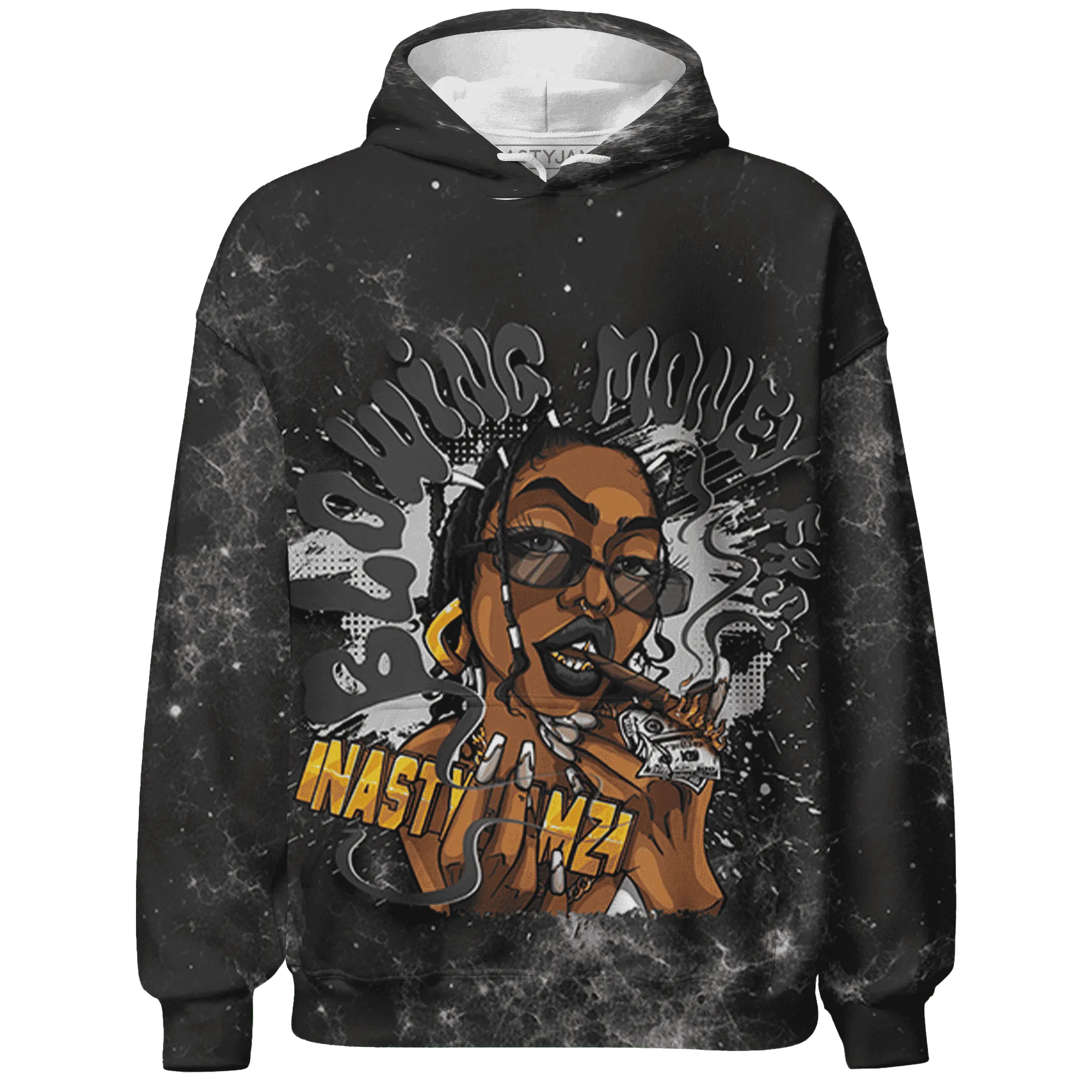 White-Thunder-4s-Hoodie-Match-Blowing-Money-Fast-Girl-3D