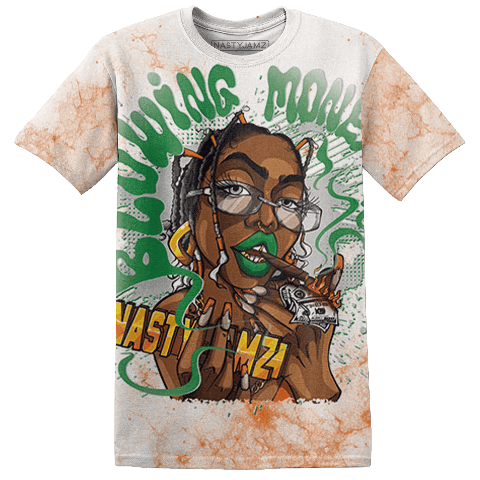 MAM Hurricanes 5s T Shirt Match Blowing Money Fast Girl 3D All-Over Print - NastyJamz