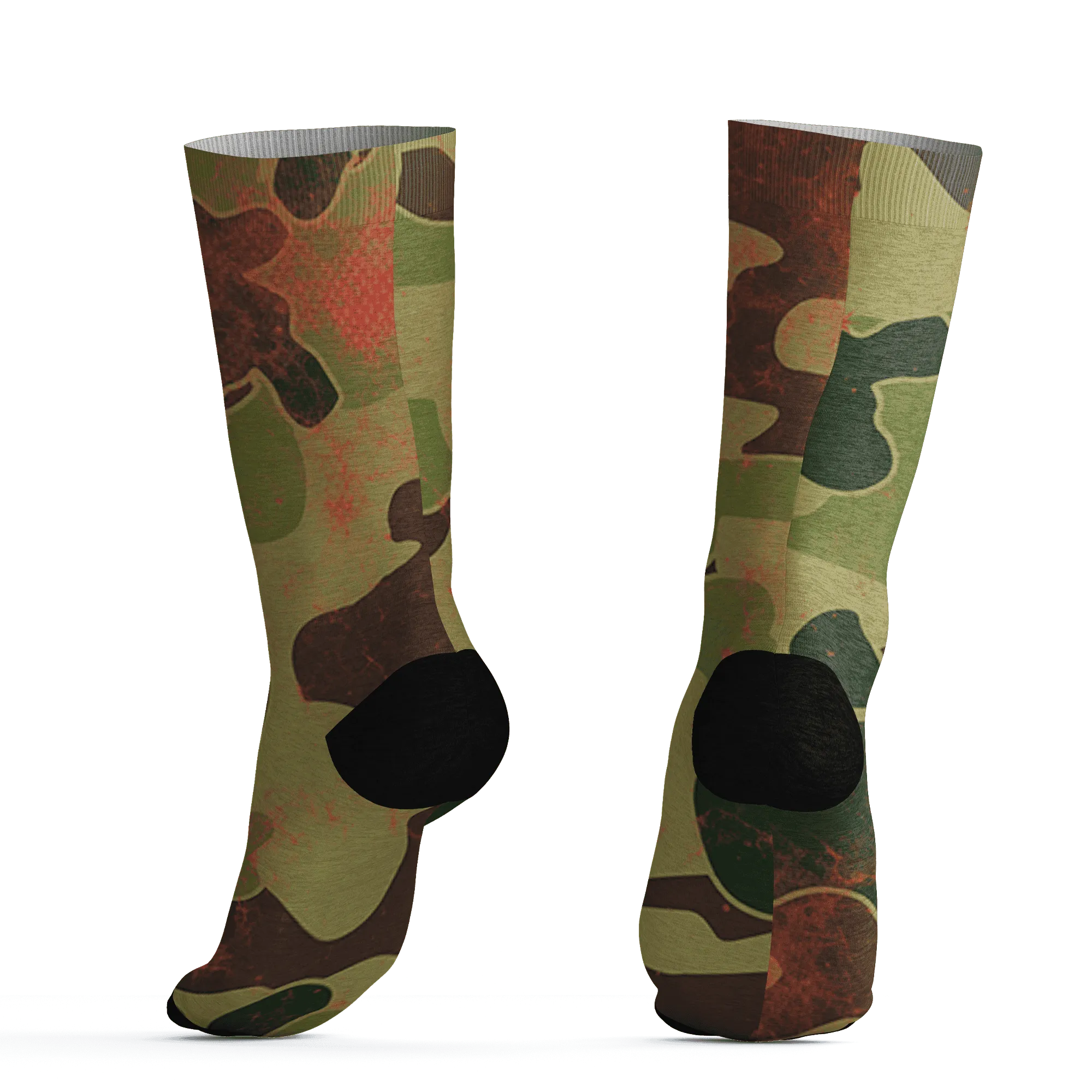 AM-90-Dark-Sage-Solar-Red-NastyJamz-Socks-Match-Blowing-Money-Fast-Girl-3D