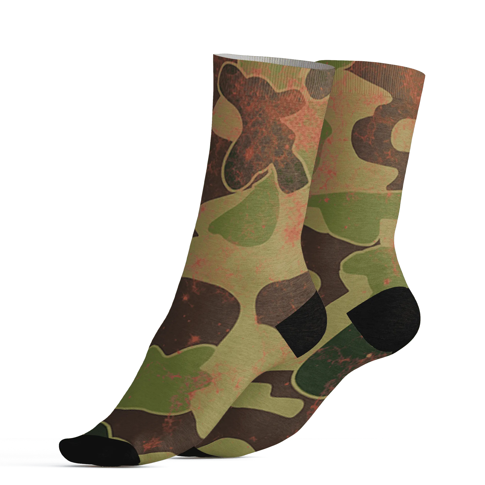 AM-90-Dark-Sage-Solar-Red-NastyJamz-Socks-Match-Blowing-Money-Fast-Girl-3D