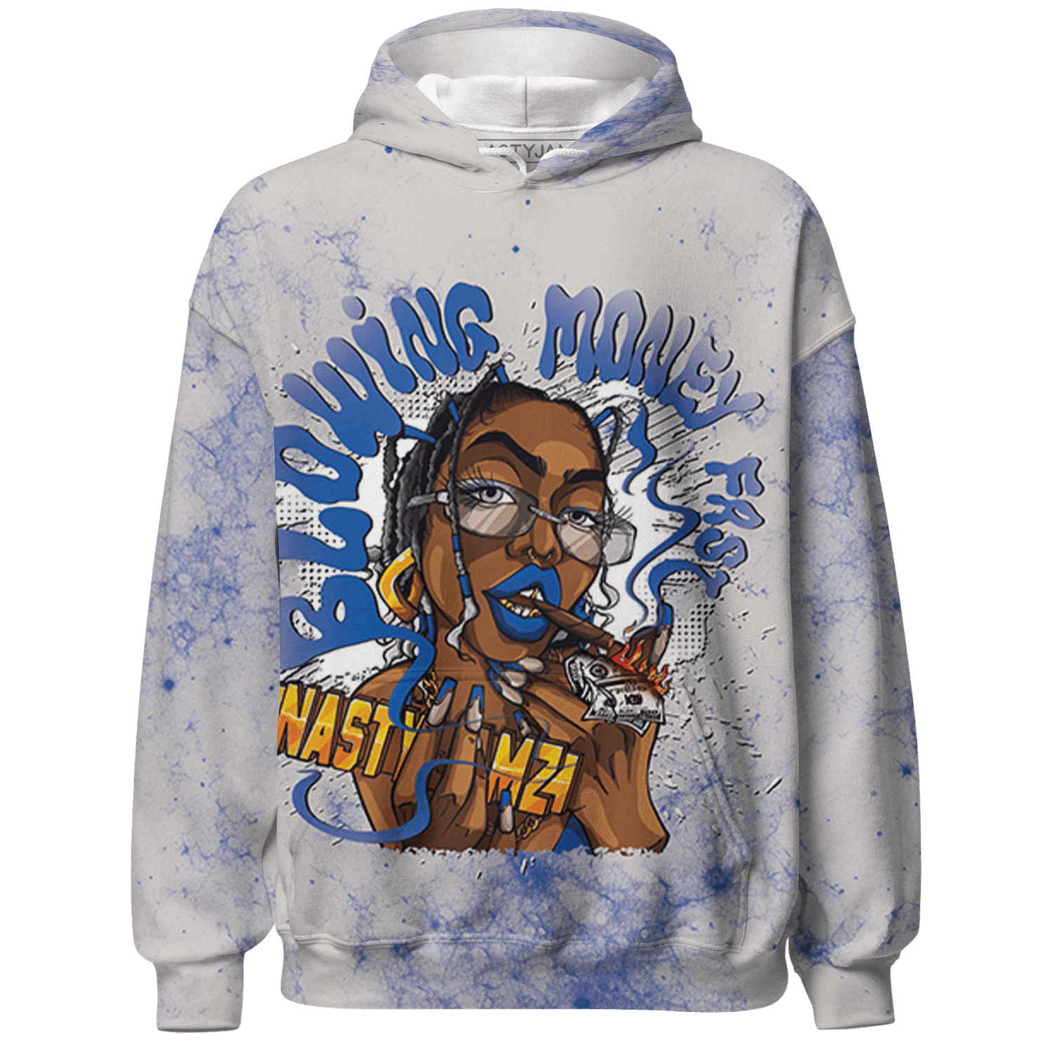 Air Max 1 86 Royal Hoodie Match Blowing Money Fast Girl 3D All-Over Print - NastyJamz
