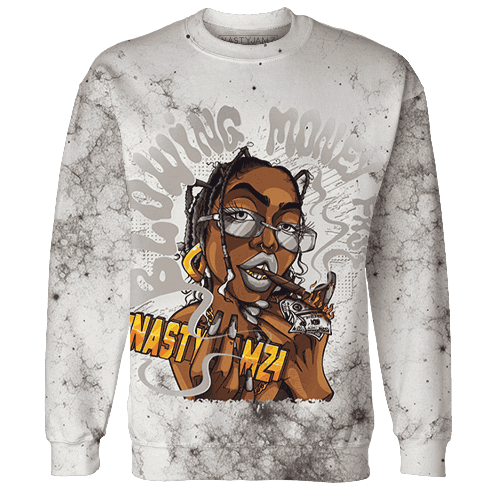 Dunk Low Baroque Brown Sweatshirt Match Blowing Money Fast Girl 3D All-Over Print - NastyJamz