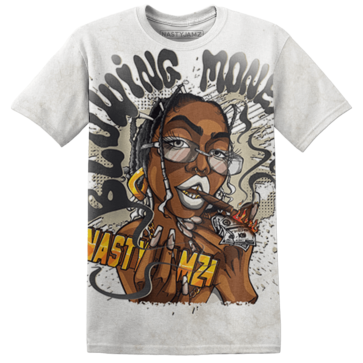 Gratitude 11s T Shirt Match Blowing Money Fast Girl 3D All-Over Print - NastyJamz